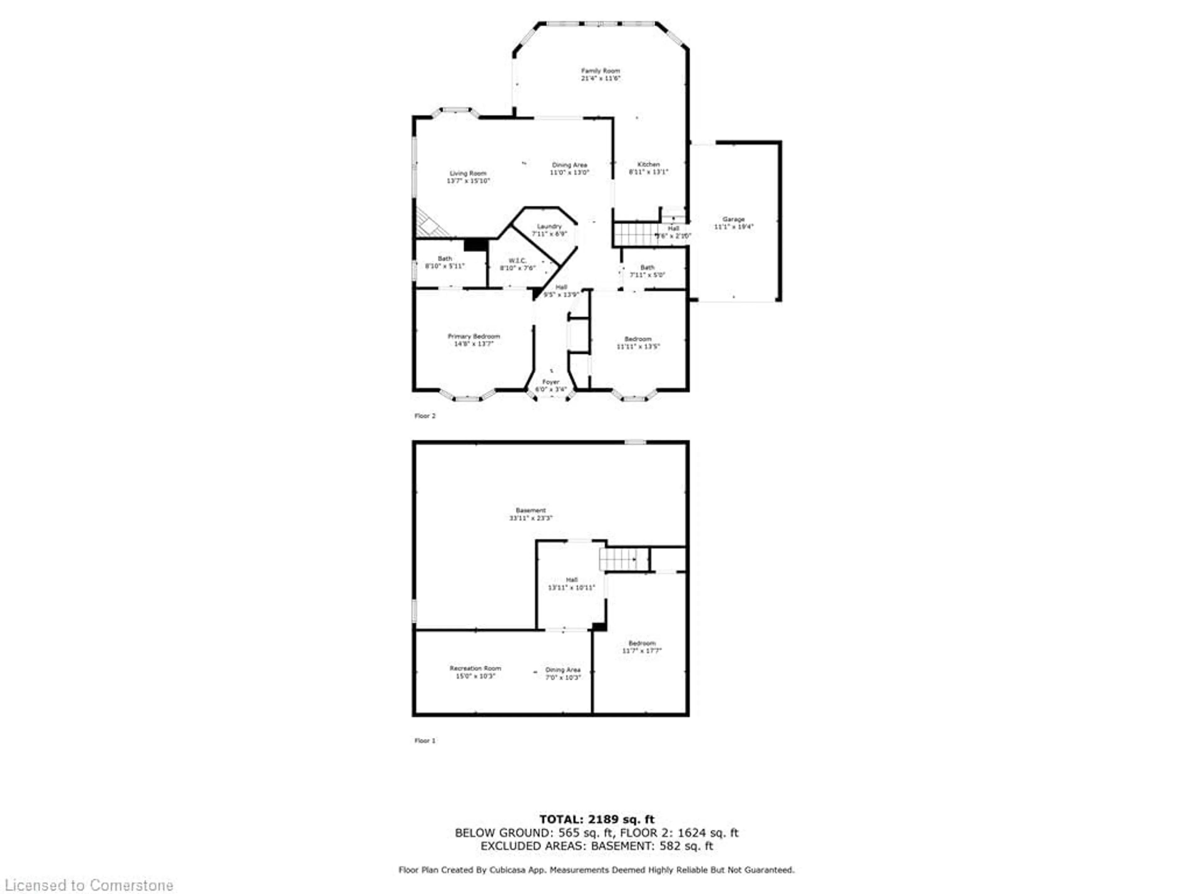 Floor plan for 222 Silverbirch Blvd #3, Mount Hope Ontario L0R 1W0