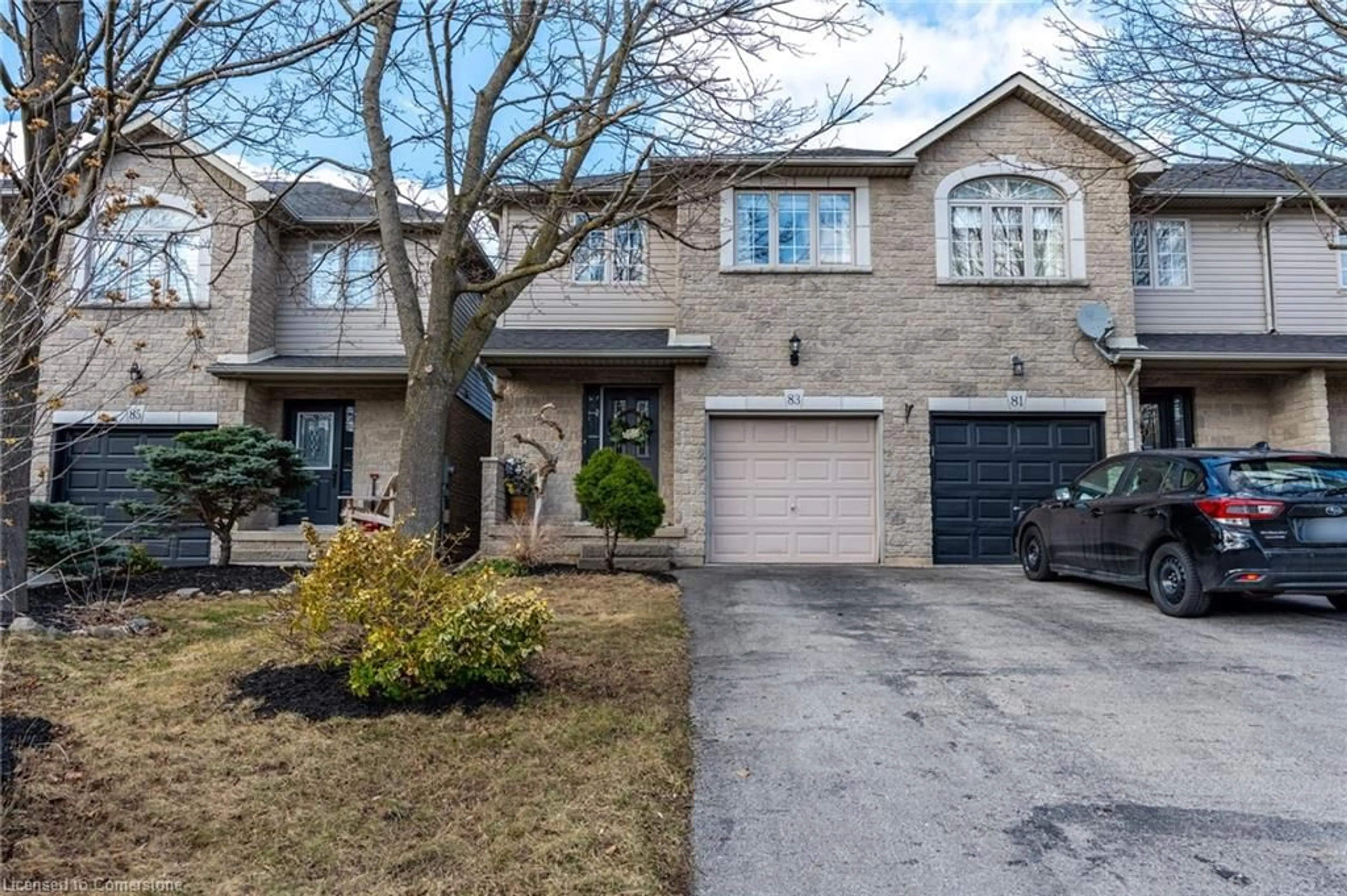Home with brick exterior material, street for 83 Foxborough Dr, Ancaster Ontario L9G 4Y8