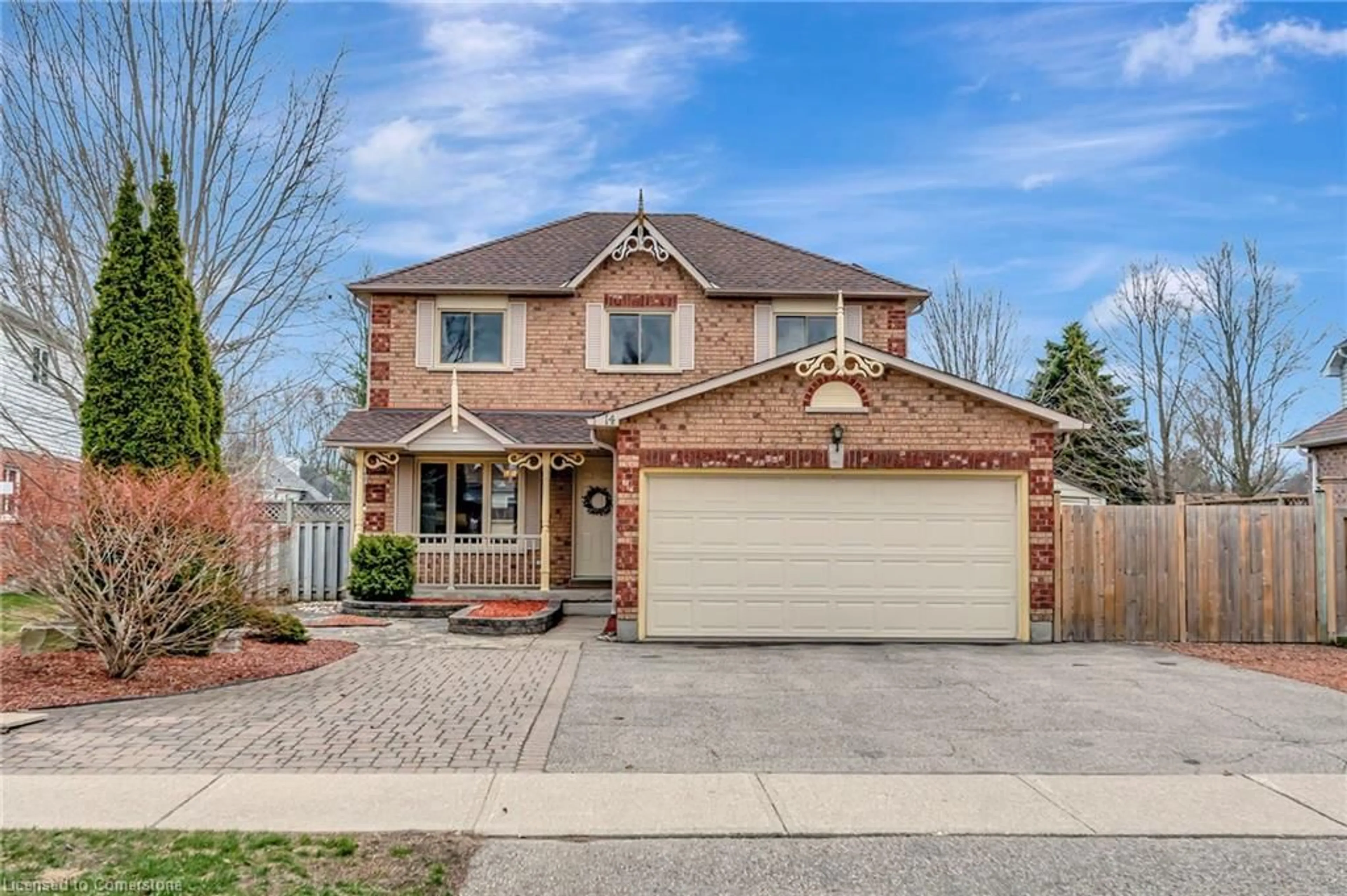 Home with brick exterior material, street for 14 Broom St, Ayr Ontario N0B 1E0