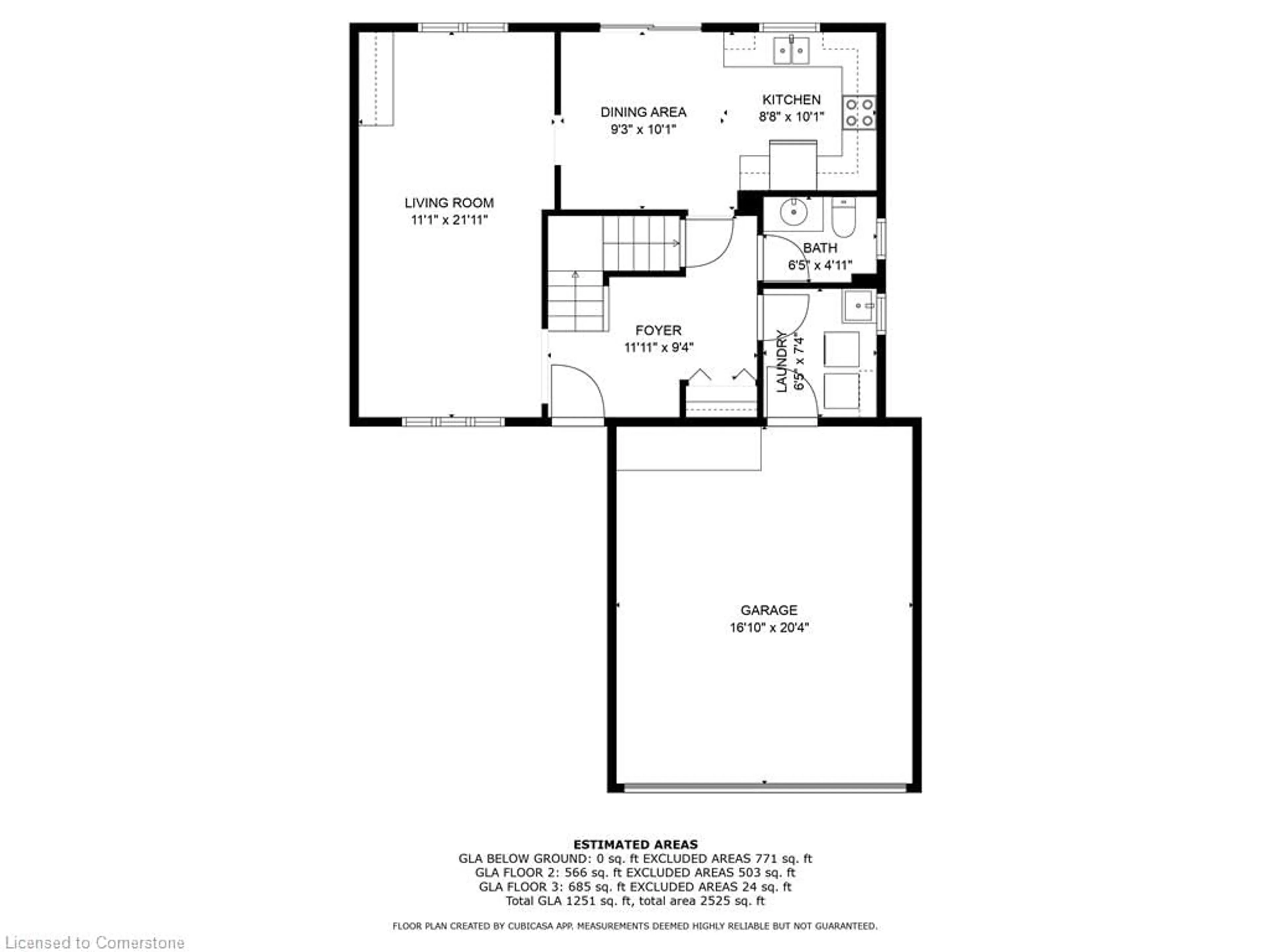 Floor plan for 14 Broom St, Ayr Ontario N0B 1E0