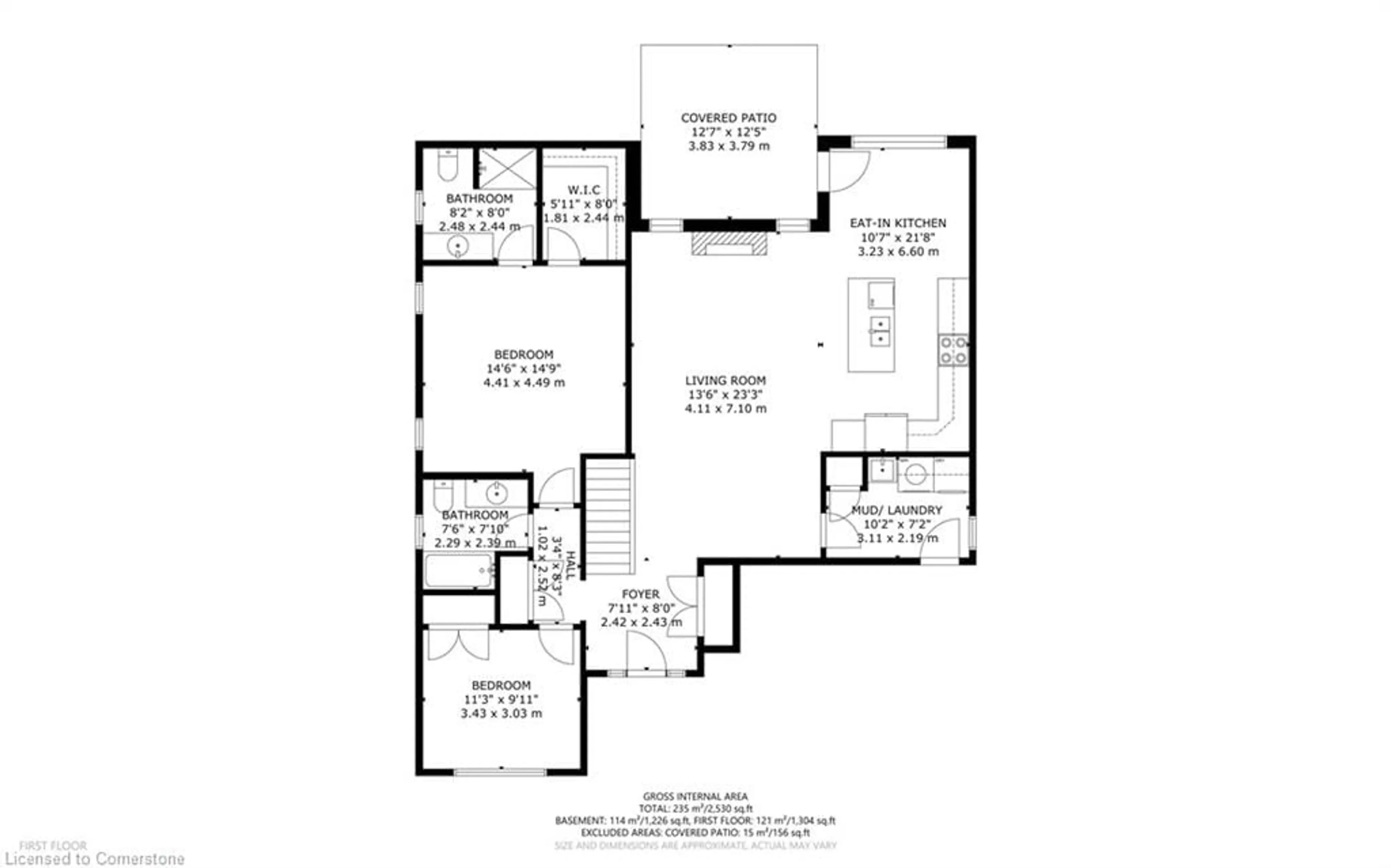 Floor plan for 200 Oak St, Simcoe Ontario N3Y 0B5