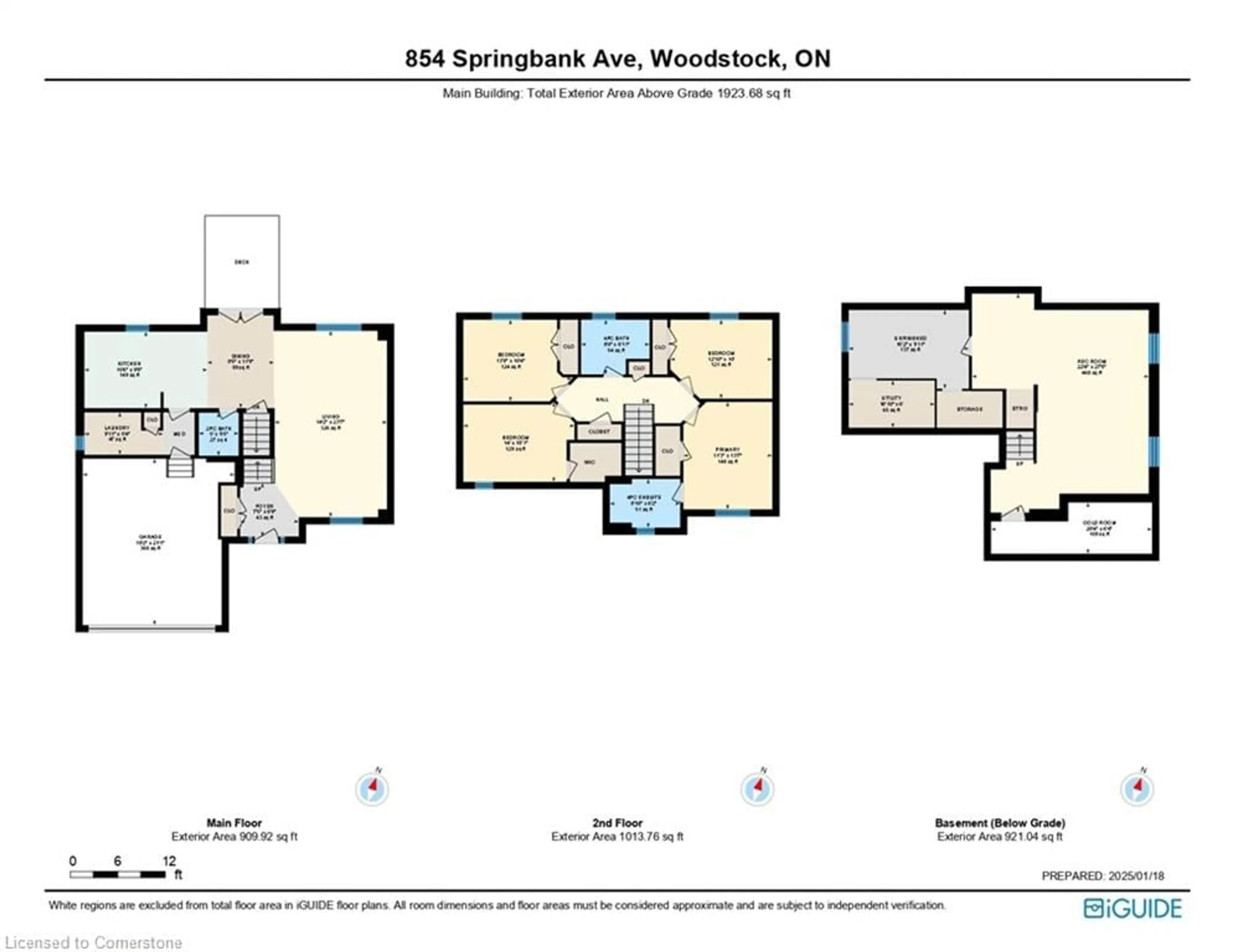 Floor plan for 854 Springbank Ave, Woodstock Ontario N4T 1T5