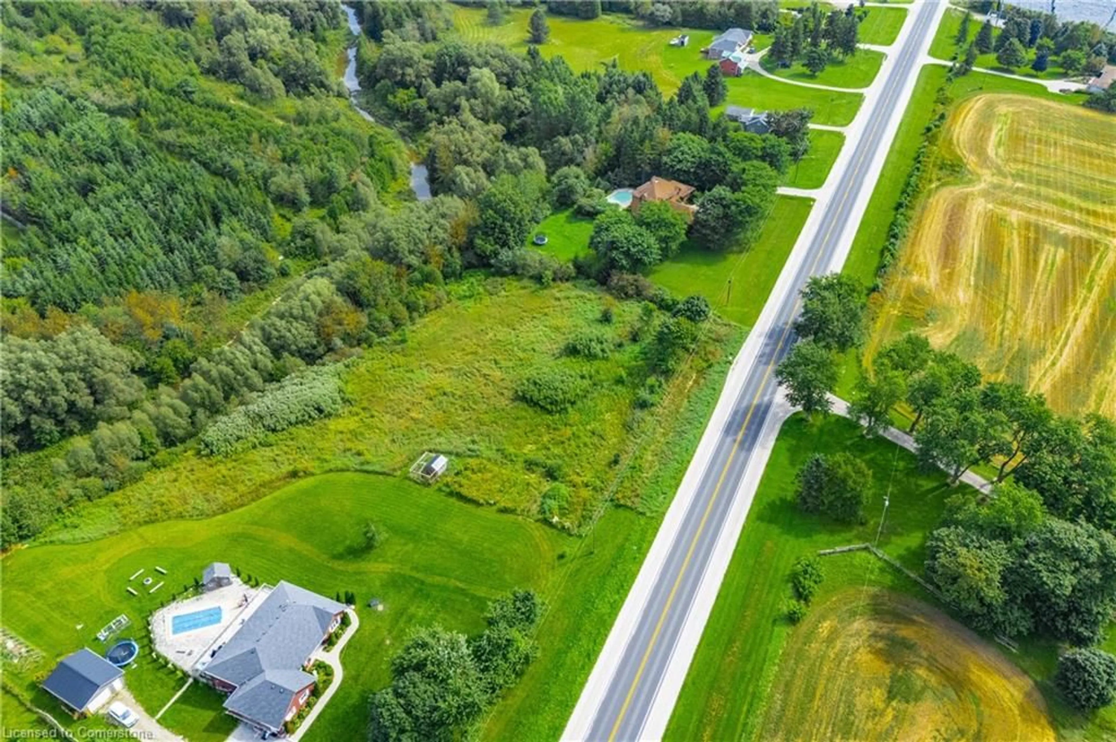 A pic from outside/outdoor area/front of a property/back of a property/a pic from drone, street for 7916 Wellington Road 109, Arthur Ontario N0G 1A0