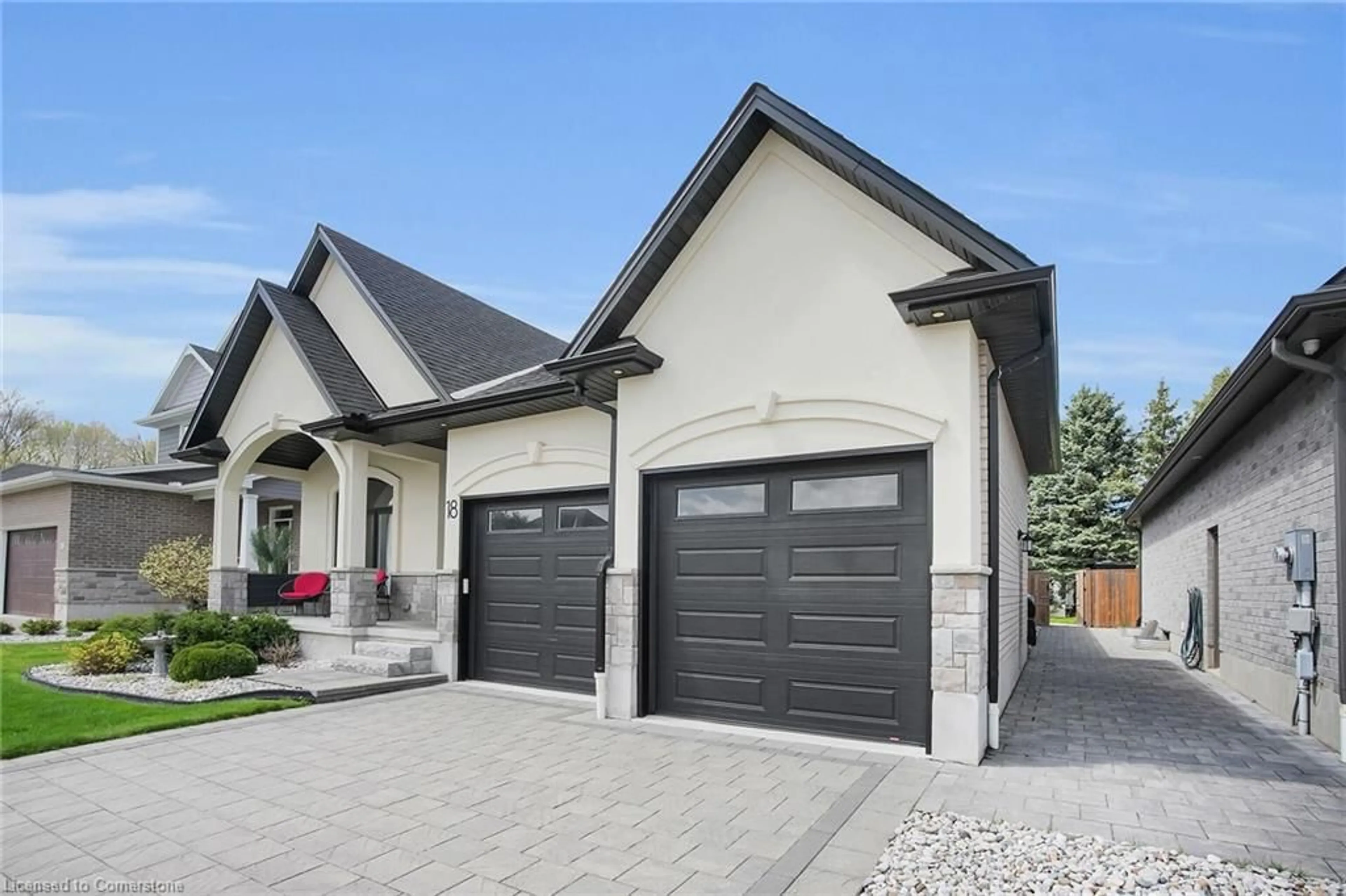 Home with brick exterior material, street for 18 Kemp Cres, Strathroy Ontario N7G 0G5