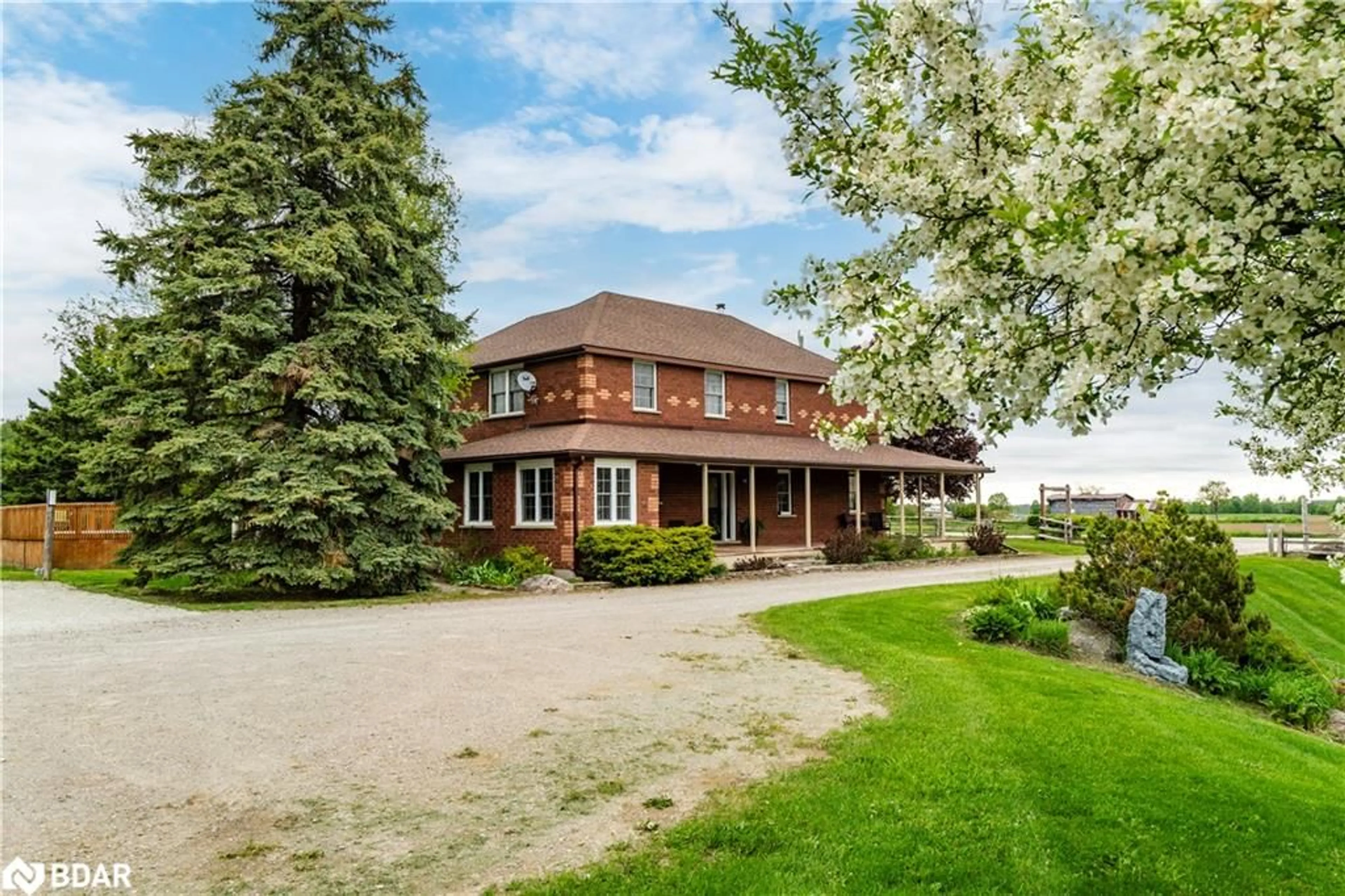 A pic from outside/outdoor area/front of a property/back of a property/a pic from drone, unknown for 936488 Dufferin County Road 18 Rd, Mulmur Ontario L9V 0L5