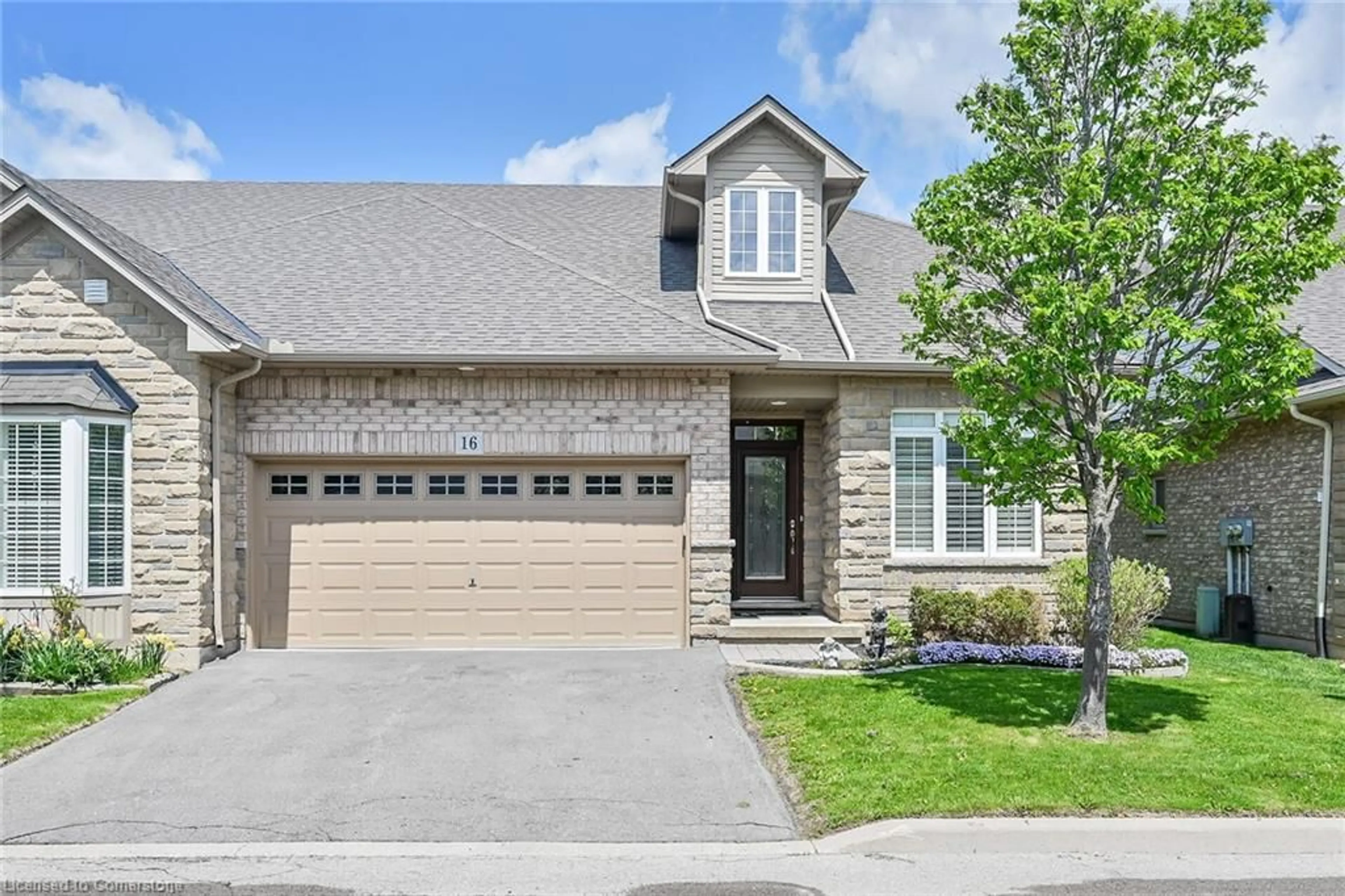 Home with brick exterior material, street for 16 Essex Trail, Glanbrook Ontario L9B 0B7