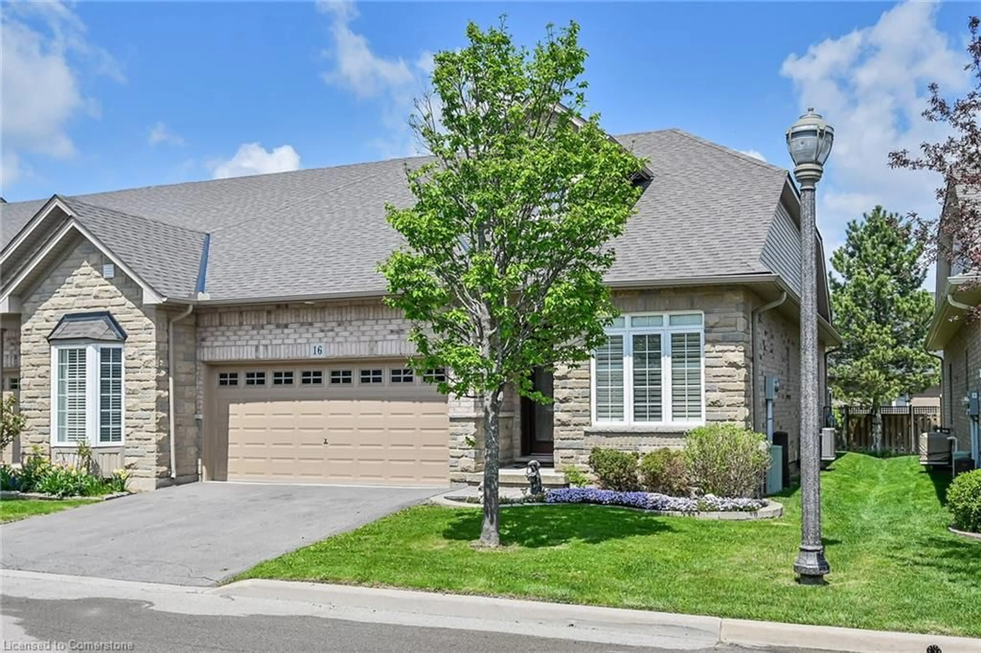 Home with brick exterior material, street for 16 Essex Trail, Glanbrook Ontario L9B 0B7