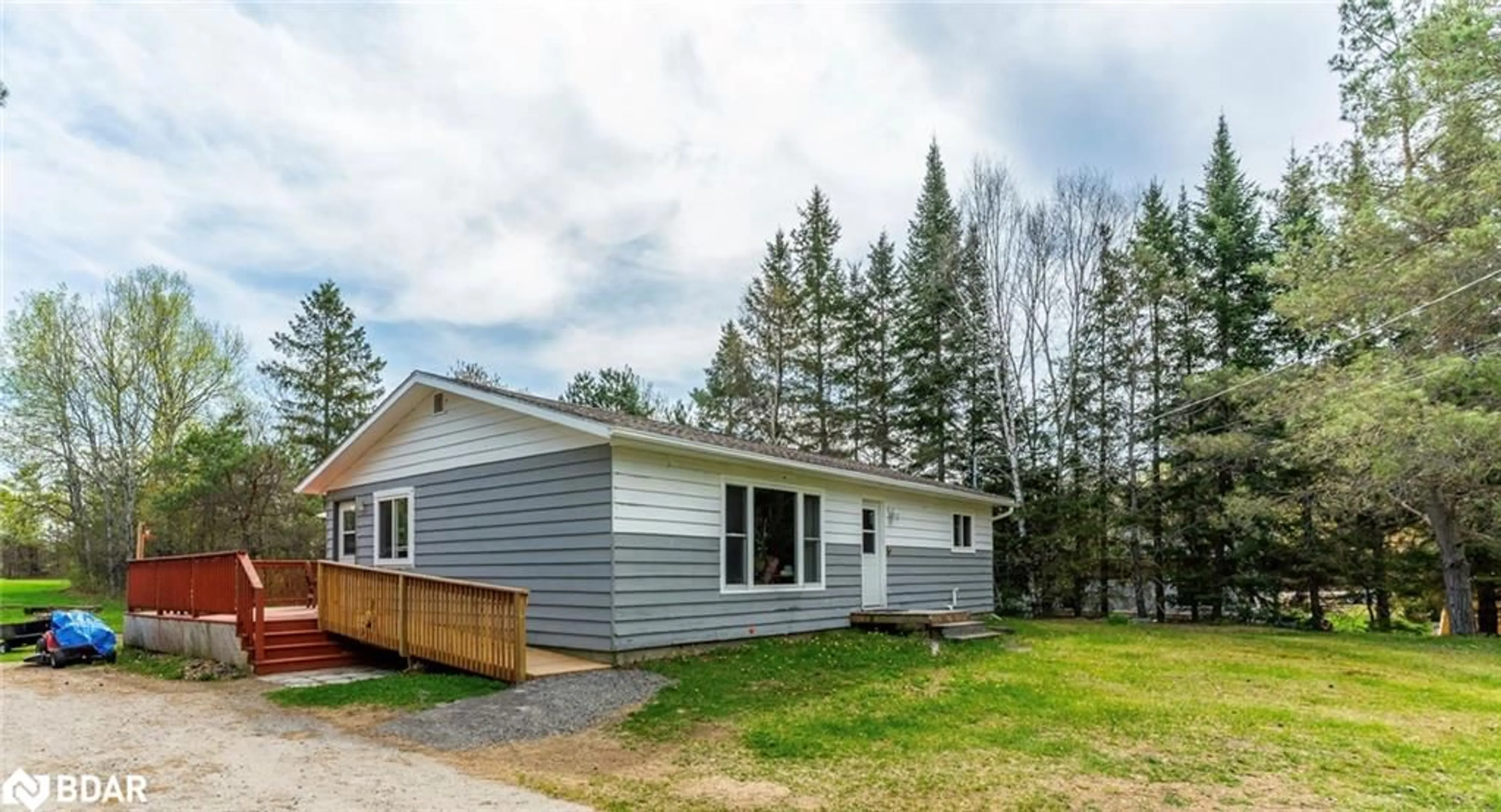 Home with vinyl exterior material, street for 1039 Rainbow Dr, Harcourt Ontario K0L 1X0