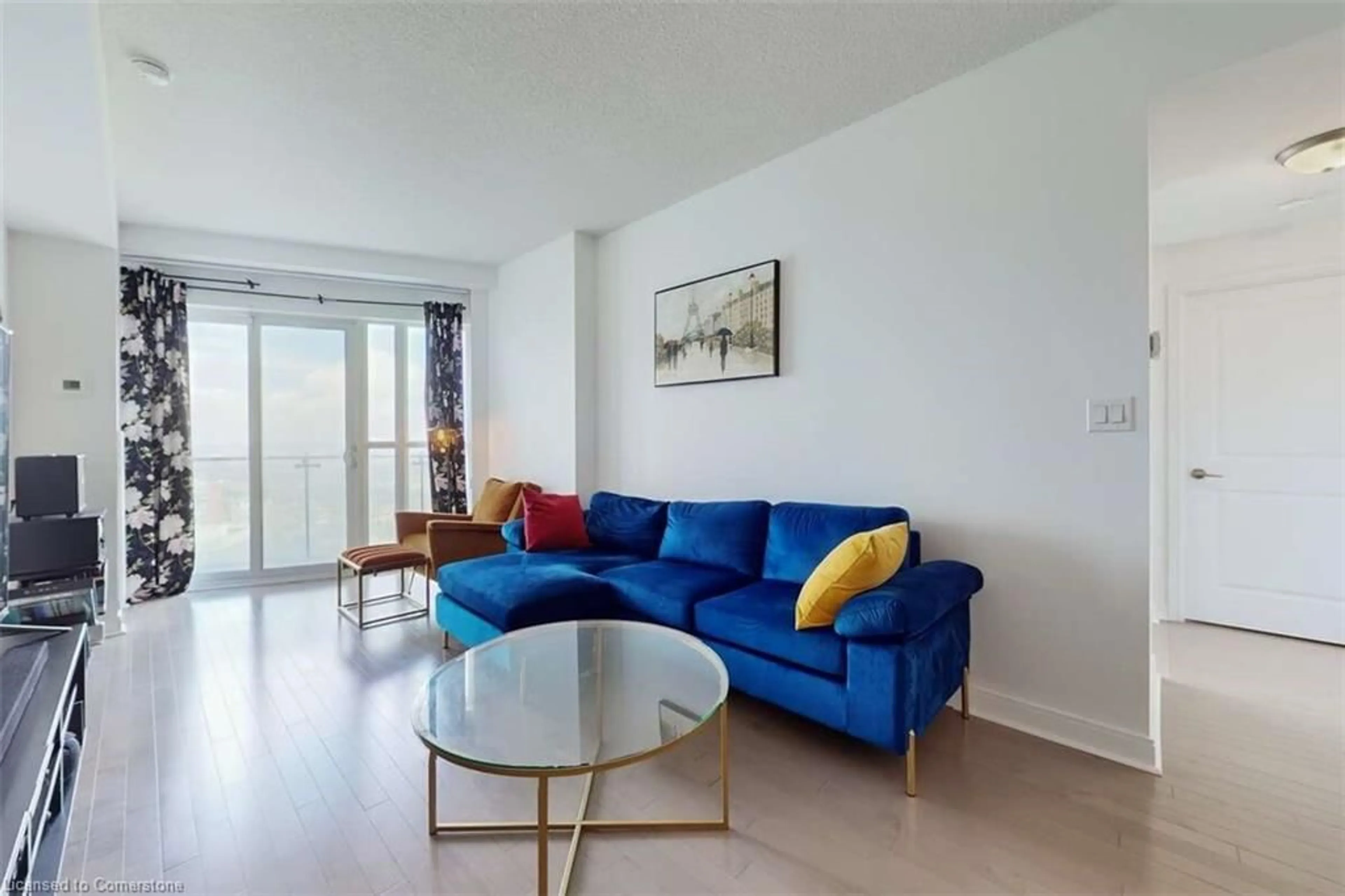 Living room with furniture, unknown for 50 Absolute Ave #3801, Mississauga Ontario L4Z 0A8