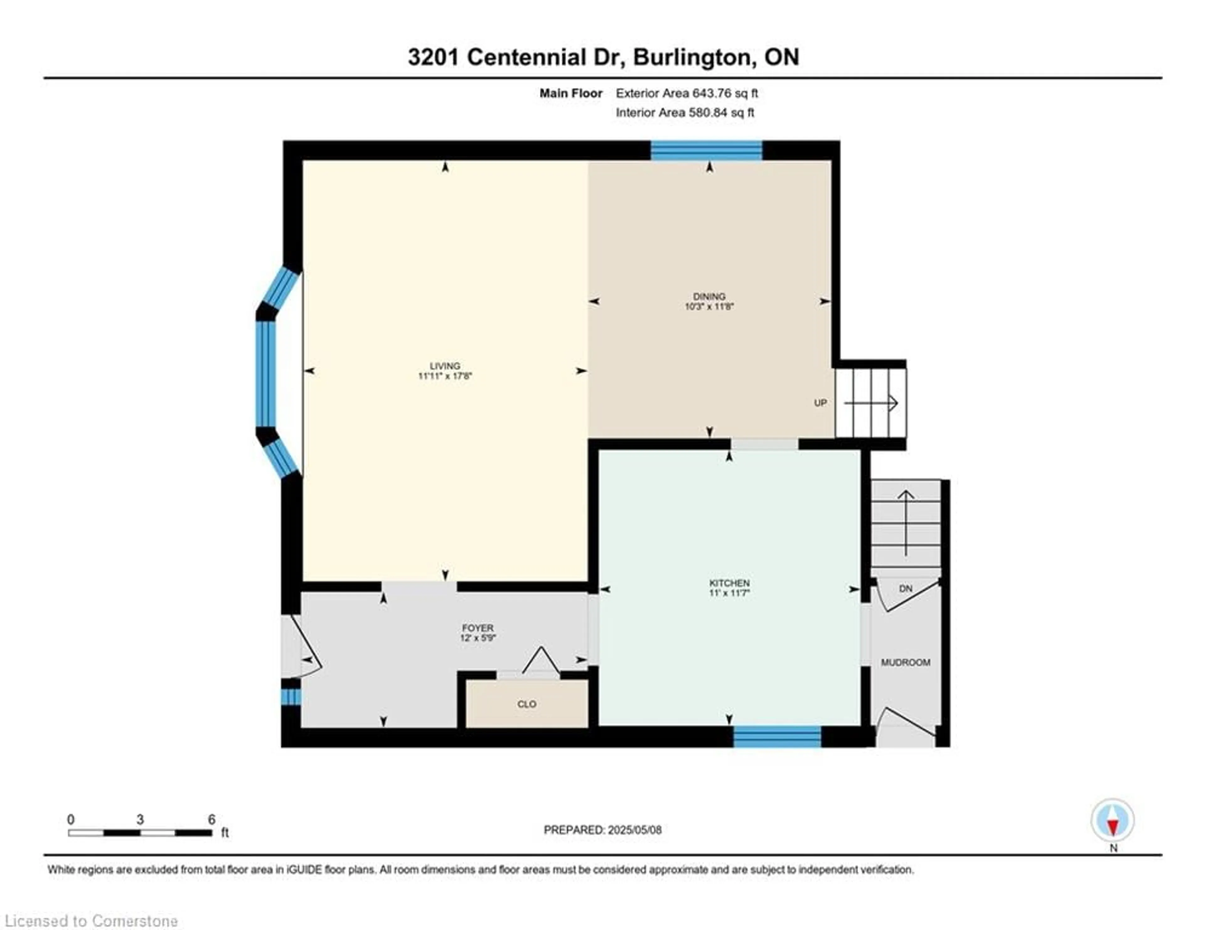 Floor plan for 3201 Centennial Dr, Burlington Ontario L7M 1C3