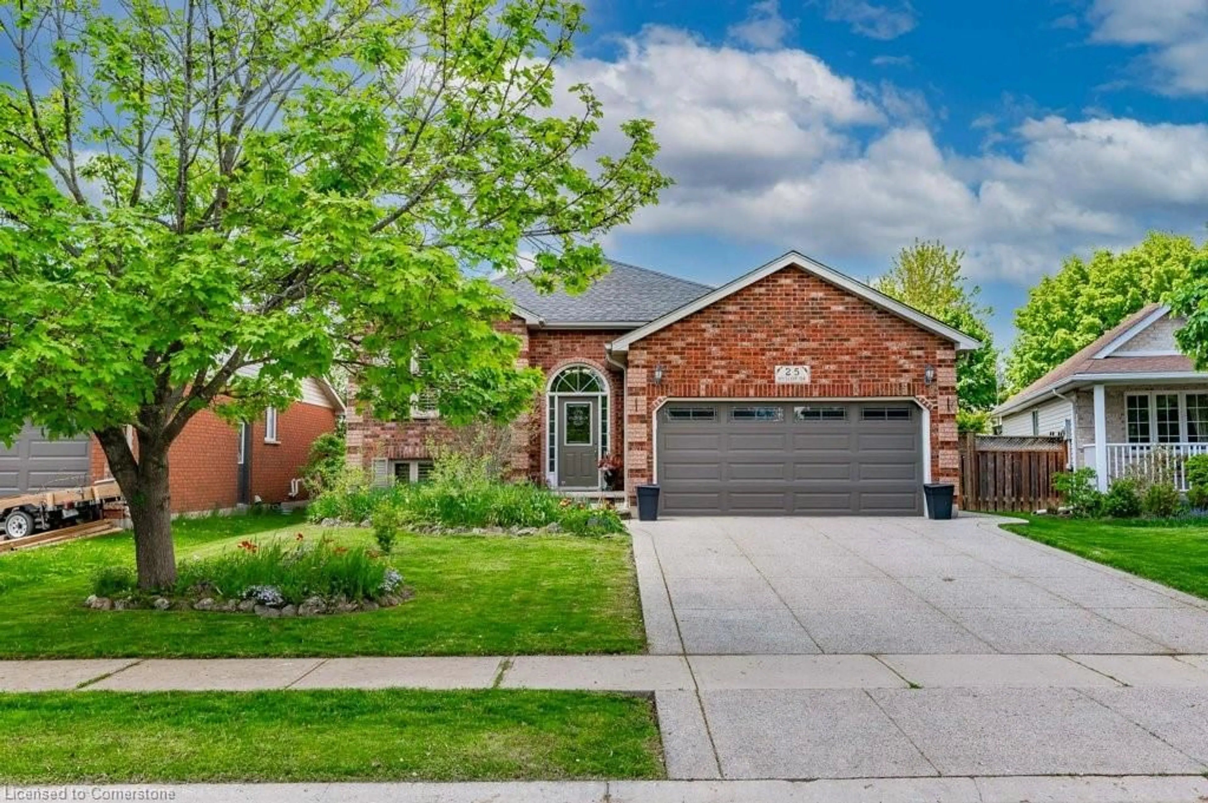 Home with brick exterior material, street for 25 Hyslop Dr, Caledonia Ontario N3W 2L2
