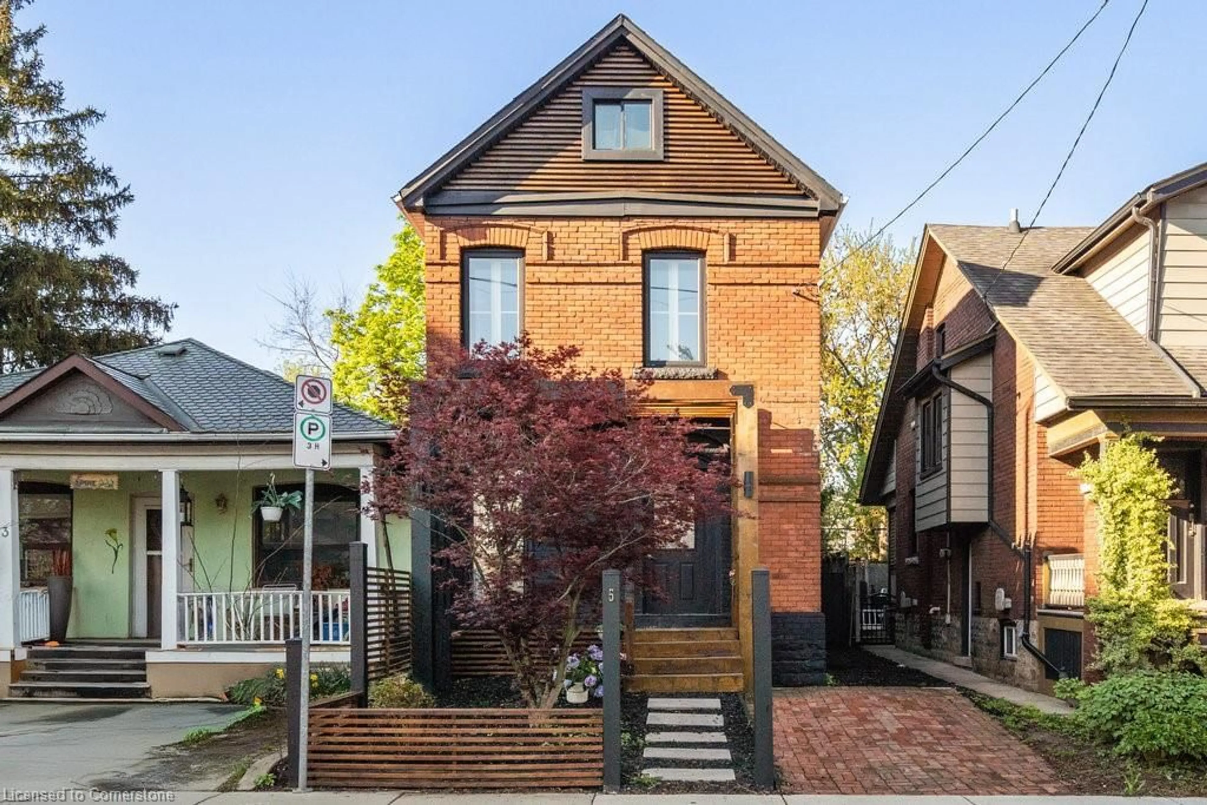 Home with brick exterior material, street for 5 Pine St, Hamilton Ontario L8P 2A2