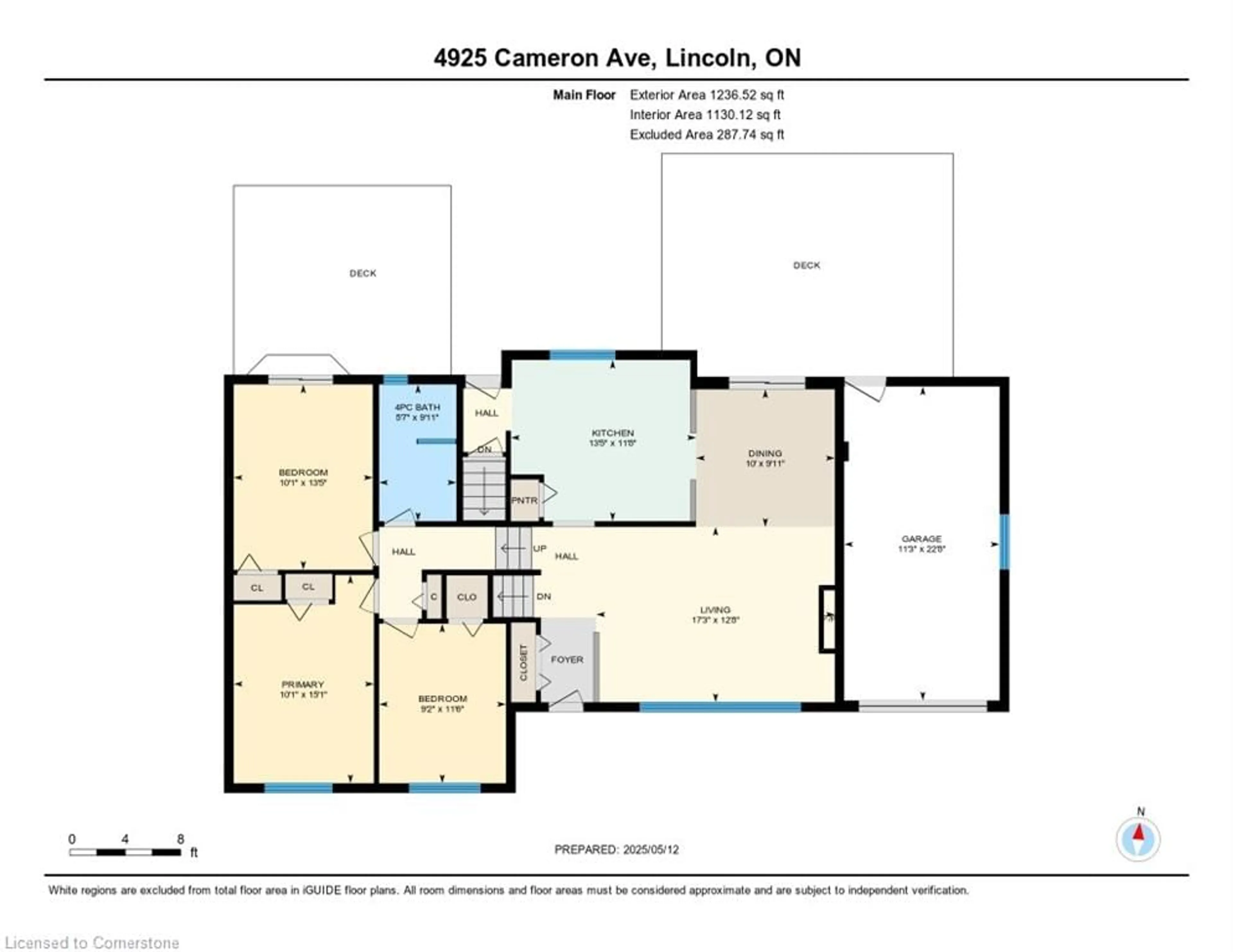 Floor plan for 4925 Cameron Ave, Beamsville Ontario L3J 0B9