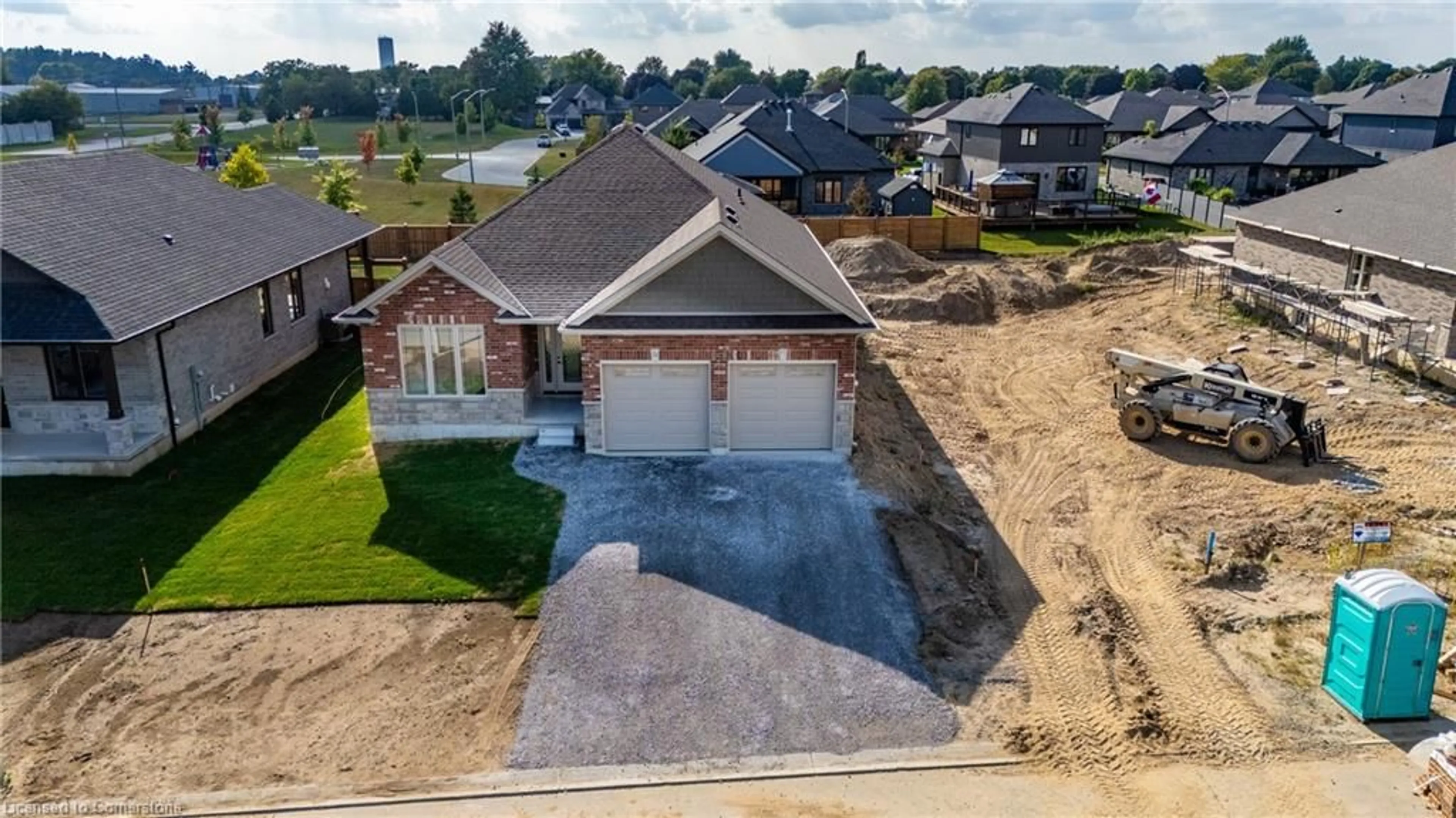 A pic from outside/outdoor area/front of a property/back of a property/a pic from drone, water/lake/river/ocean view for 51 Mcintosh Dr, Delhi Ontario N4B 0B2
