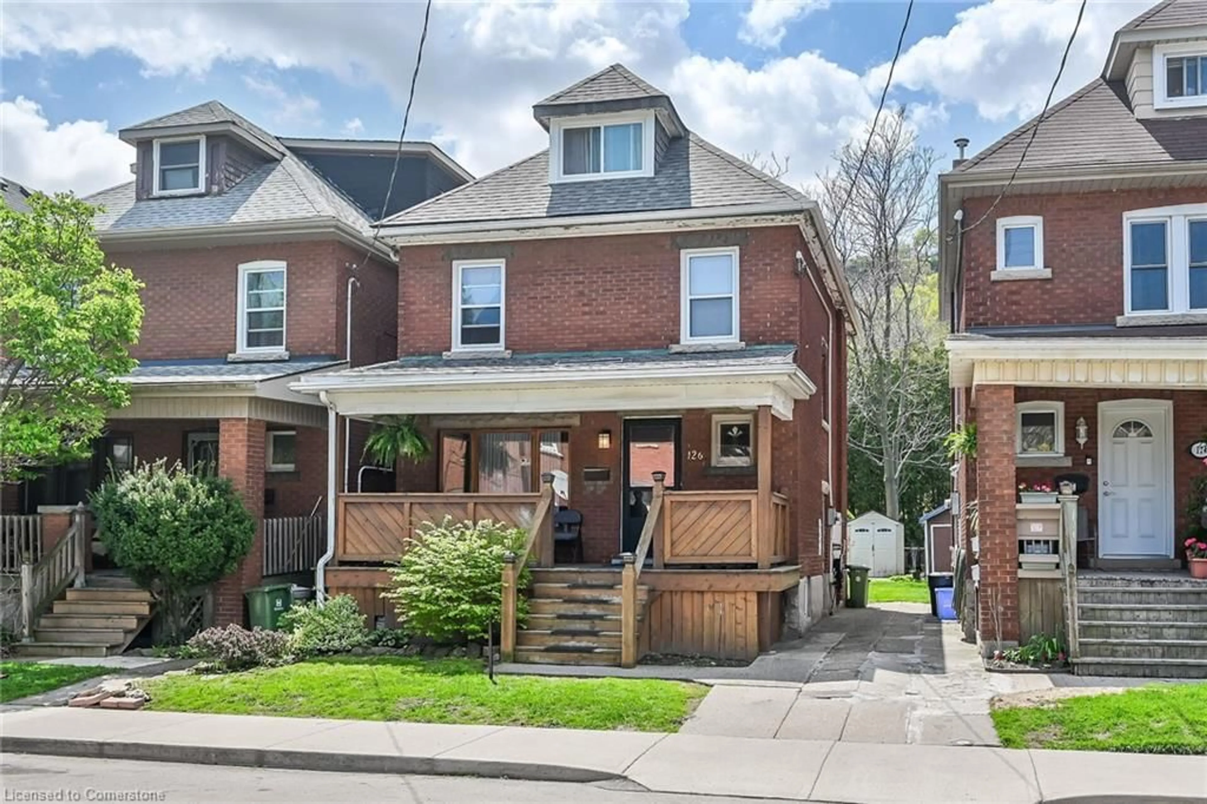 Home with brick exterior material, street for 126 Cumberland Ave, Hamilton Ontario L8M 1Z3