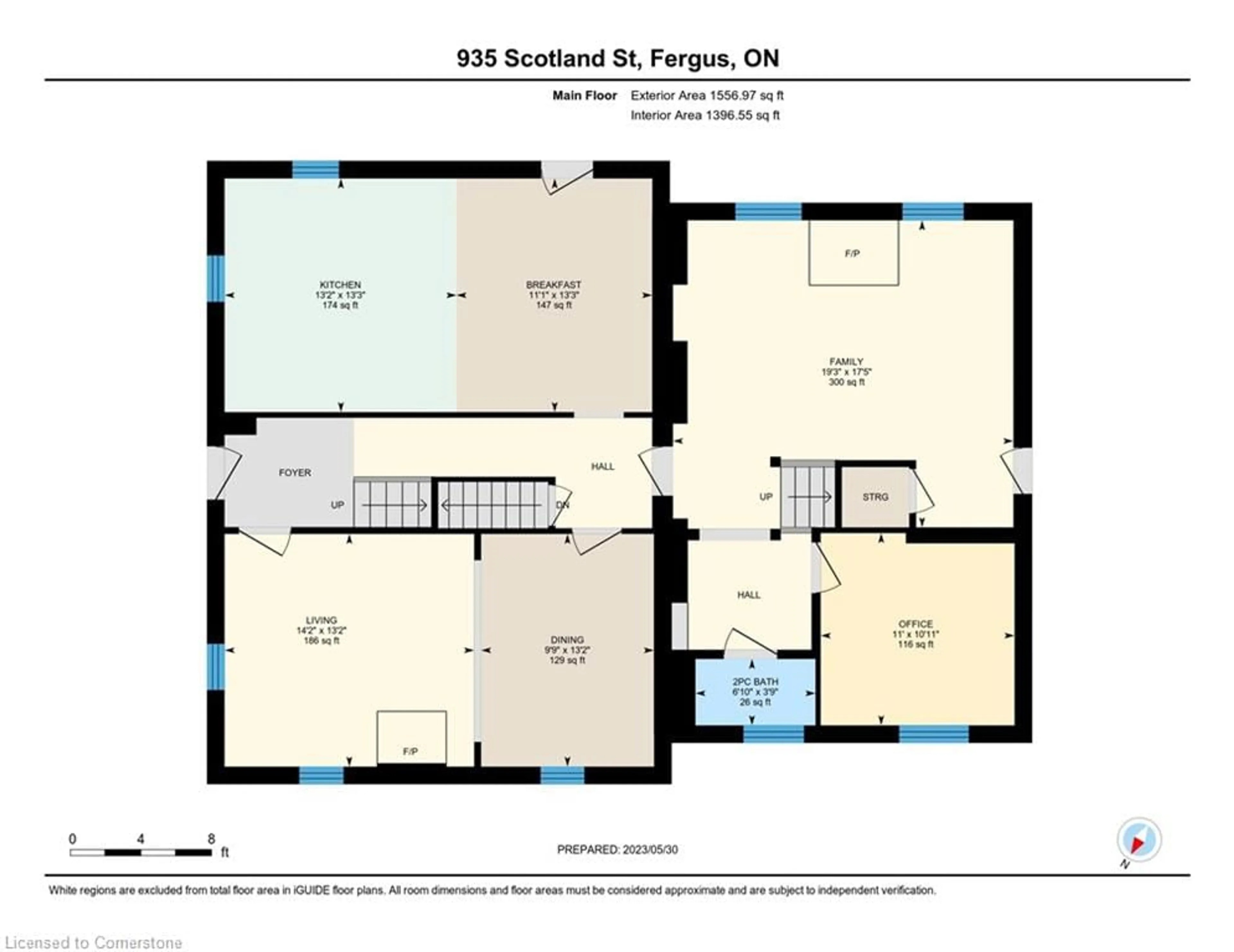 Floor plan for 935 Scotland St, Fergus Ontario N1M 3R9