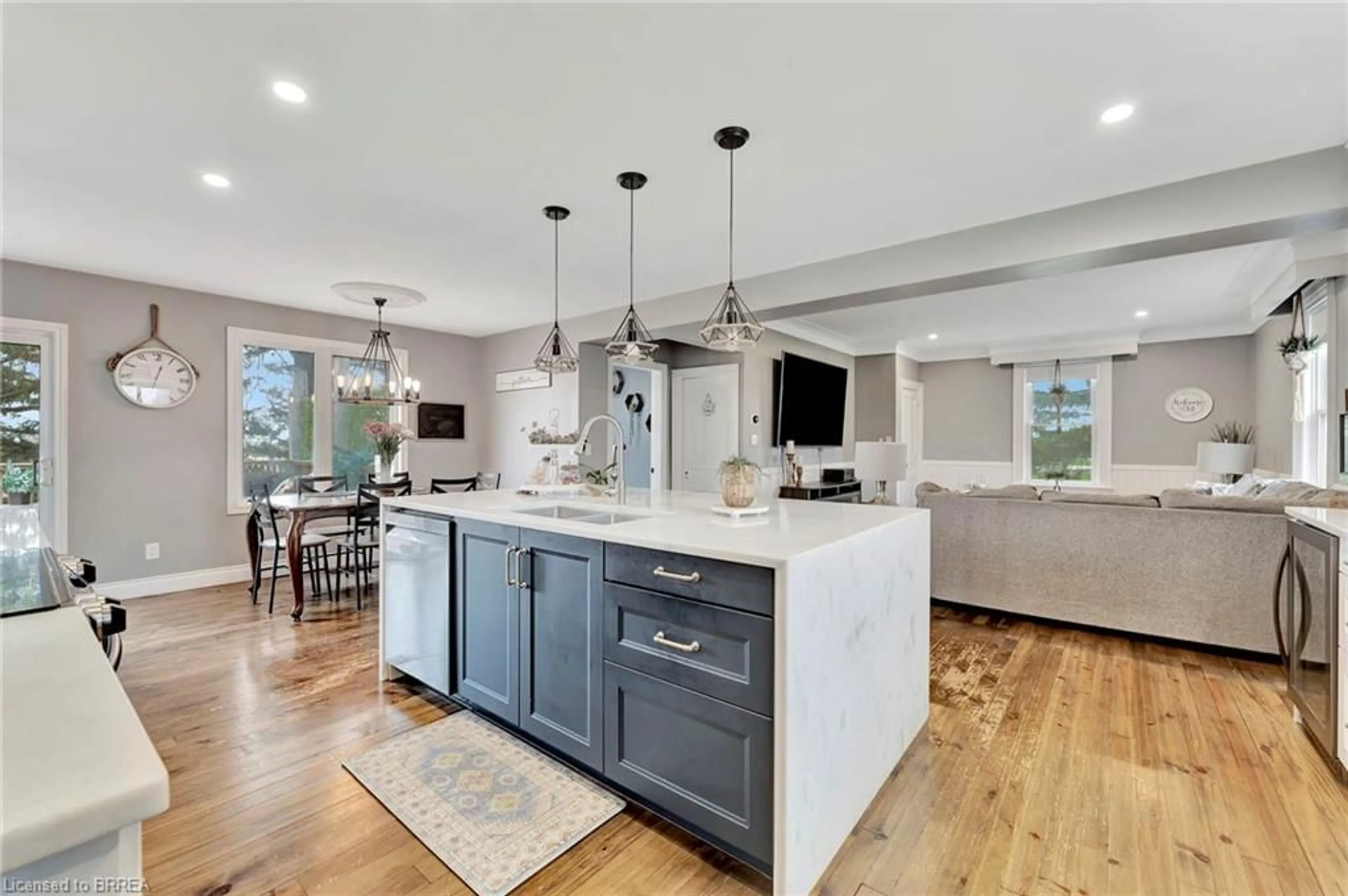 Open concept kitchen, unknown for 149 Sour Springs Rd, Mount Pleasant Ontario N0E 1K0