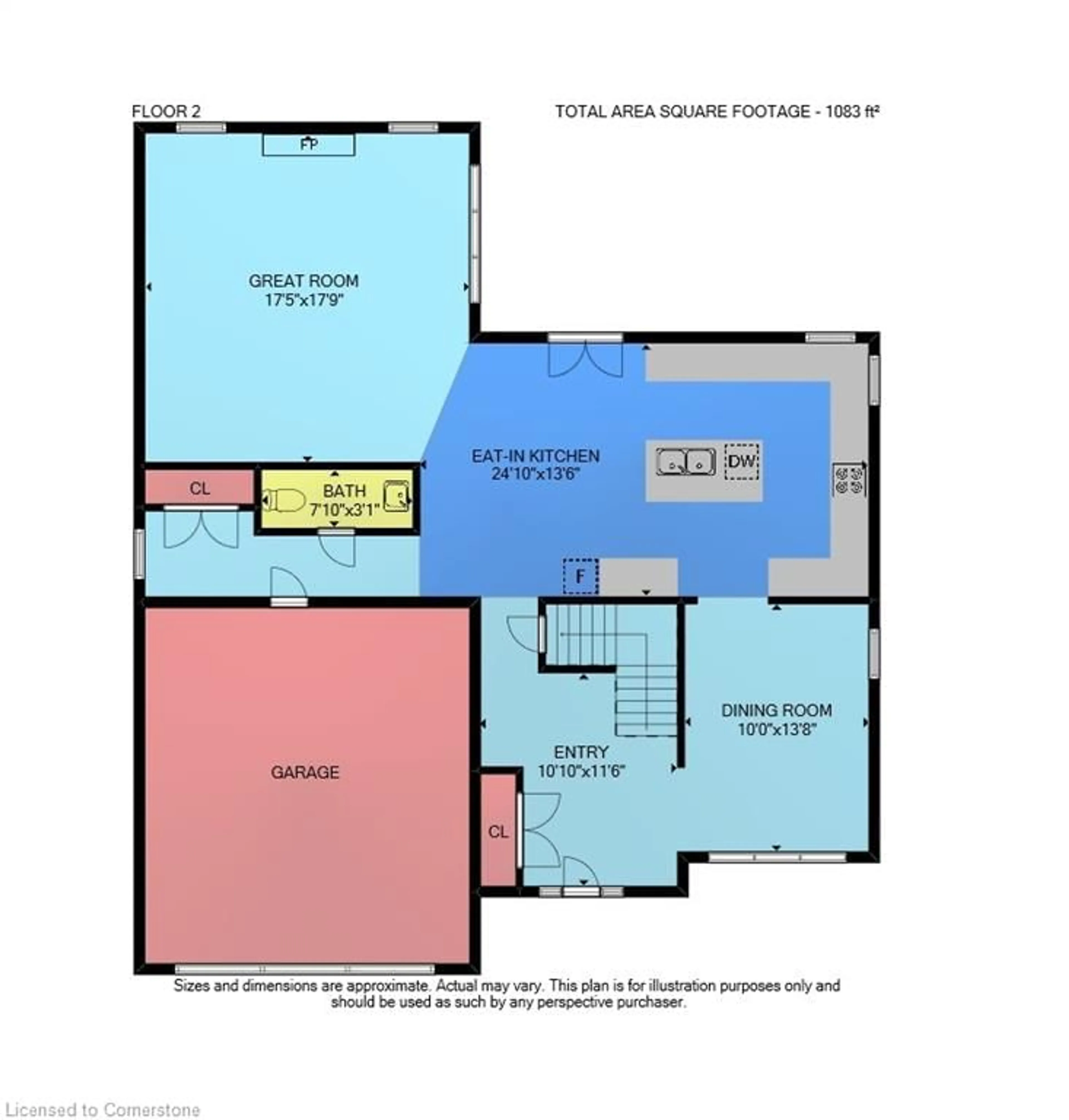 Floor plan for 14 Gateway Ave, Smithville Ontario L0R 2A0