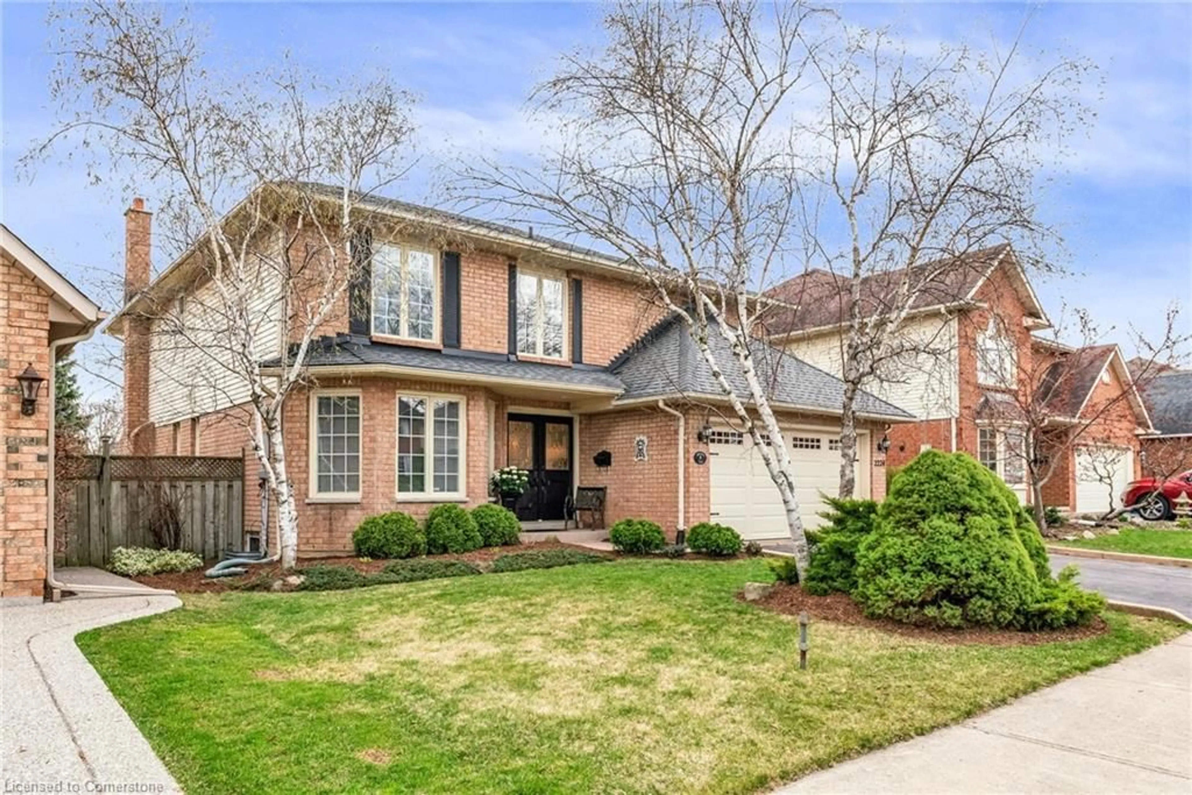 Home with brick exterior material, street for 2224 Vista Dr, Burlington Ontario L7M 3N5