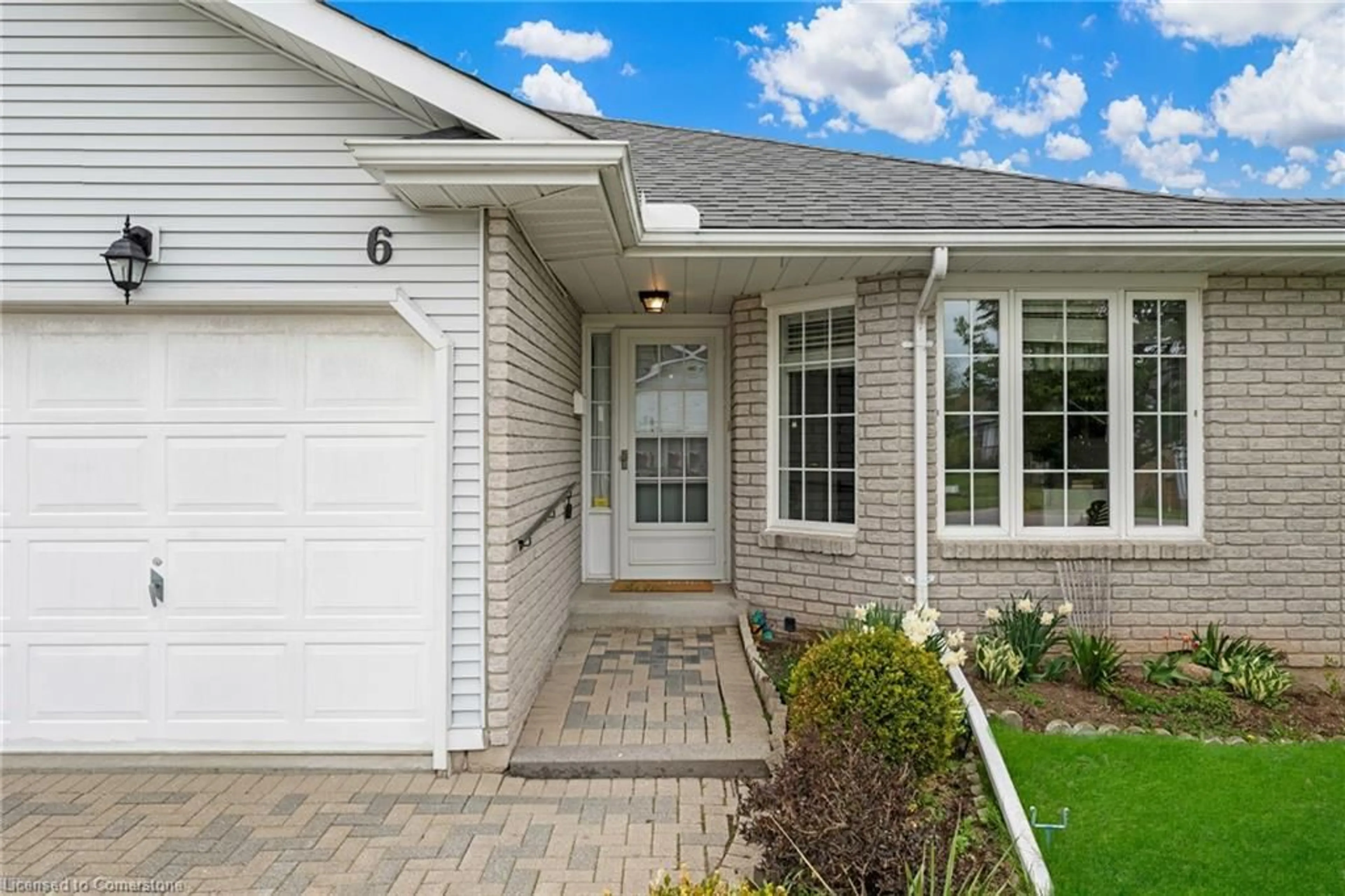 Home with vinyl exterior material, street for 6 Village Dr, Smithville Ontario L0R 2A0