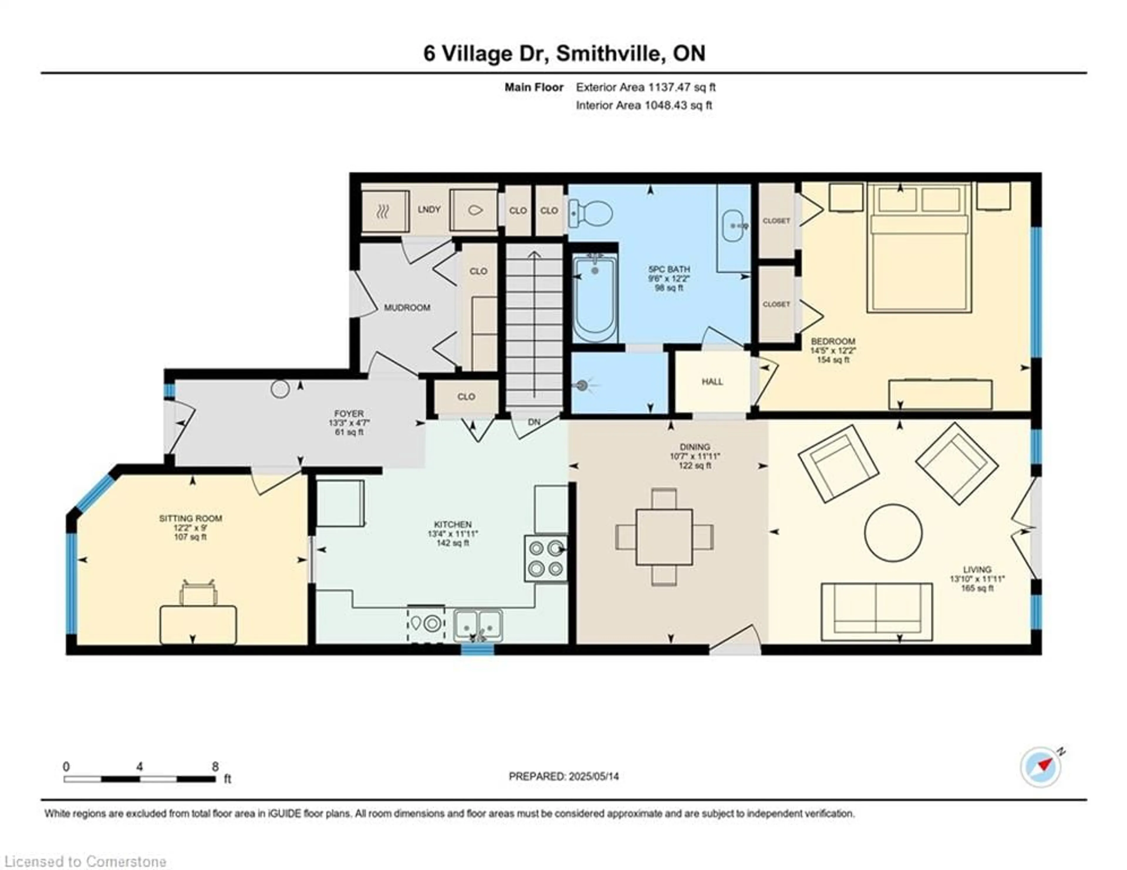Floor plan for 6 Village Dr, Smithville Ontario L0R 2A0