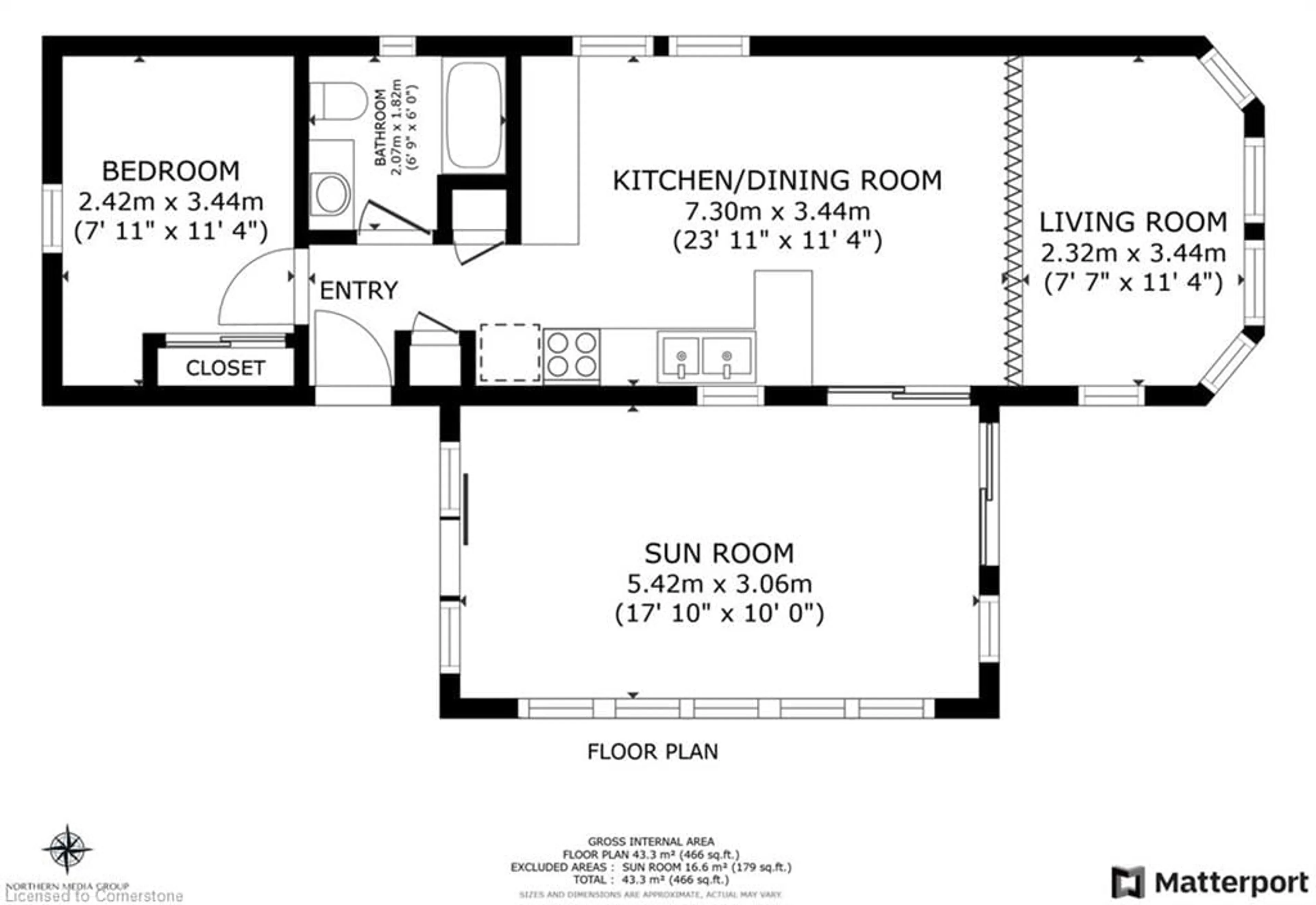 Floor plan for 1001 Haldimand Road 17 #211 Pine Street, Cayuga Ontario N0E 1E0