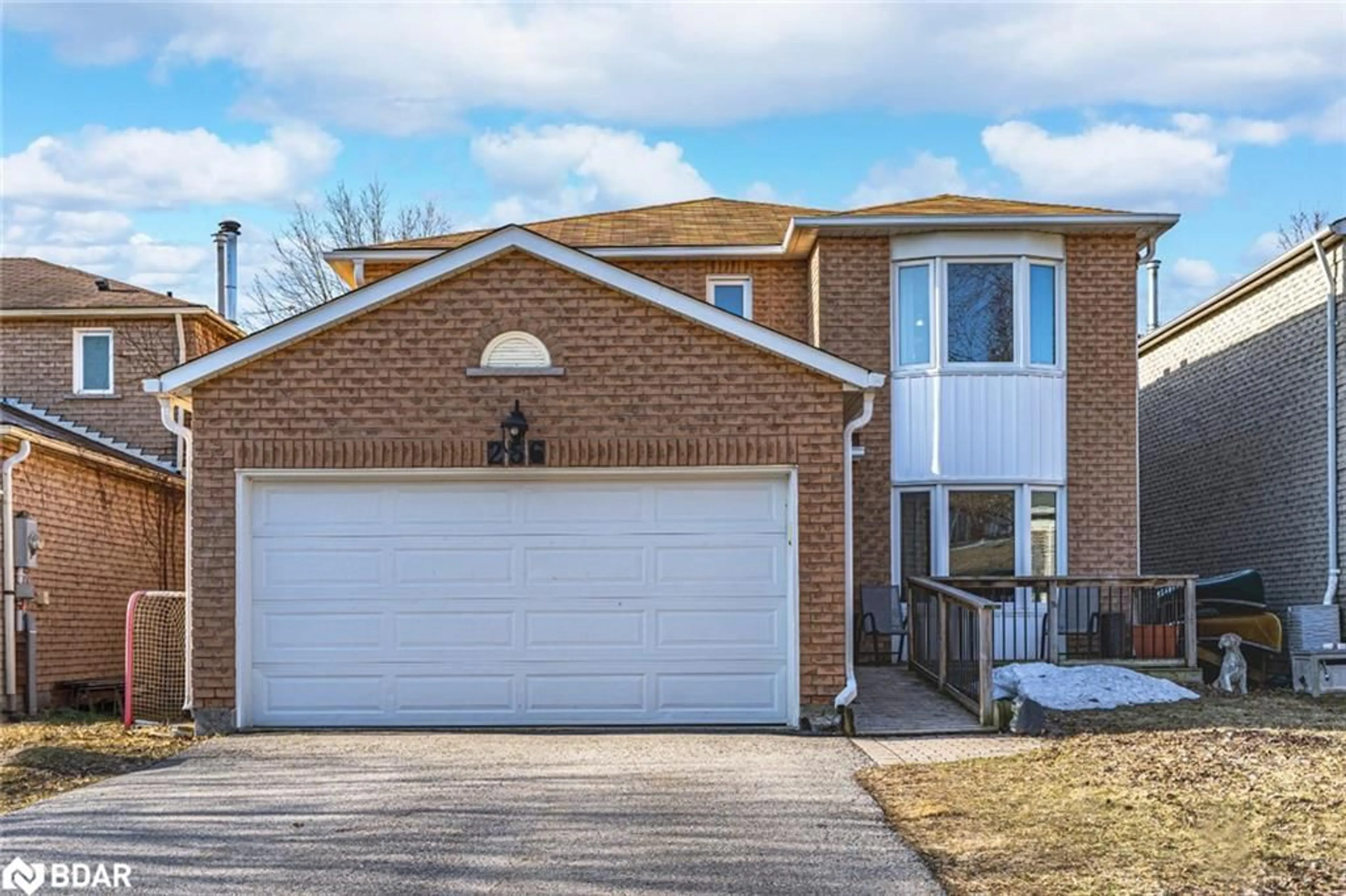 Home with brick exterior material, street for 256 Hickling Trail, Barrie Ontario L4M 5W7
