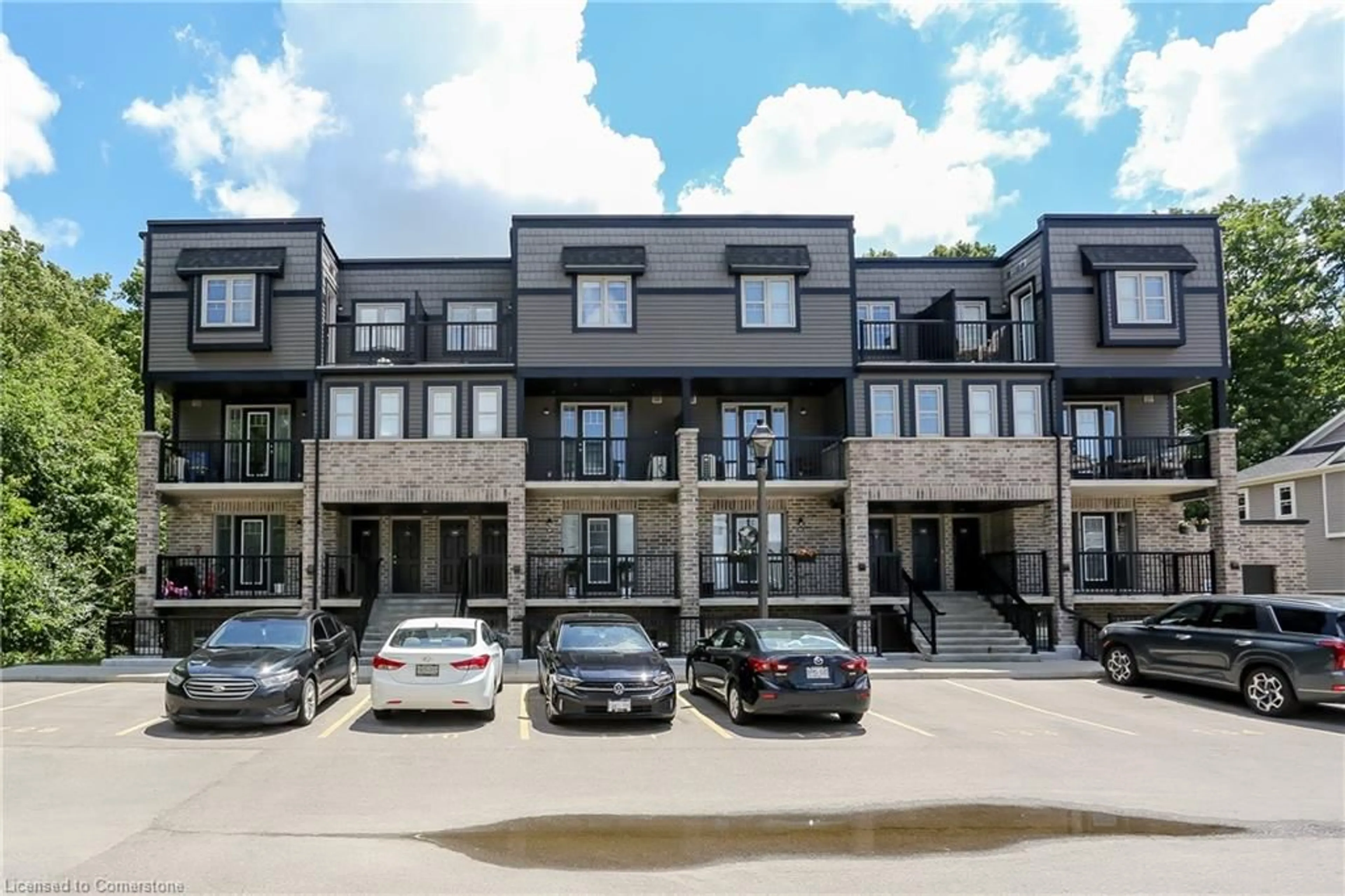 A pic from outside/outdoor area/front of a property/back of a property/a pic from drone, street for 1989 Ottawa St #29D, Kitchener Ontario N2E 0G7