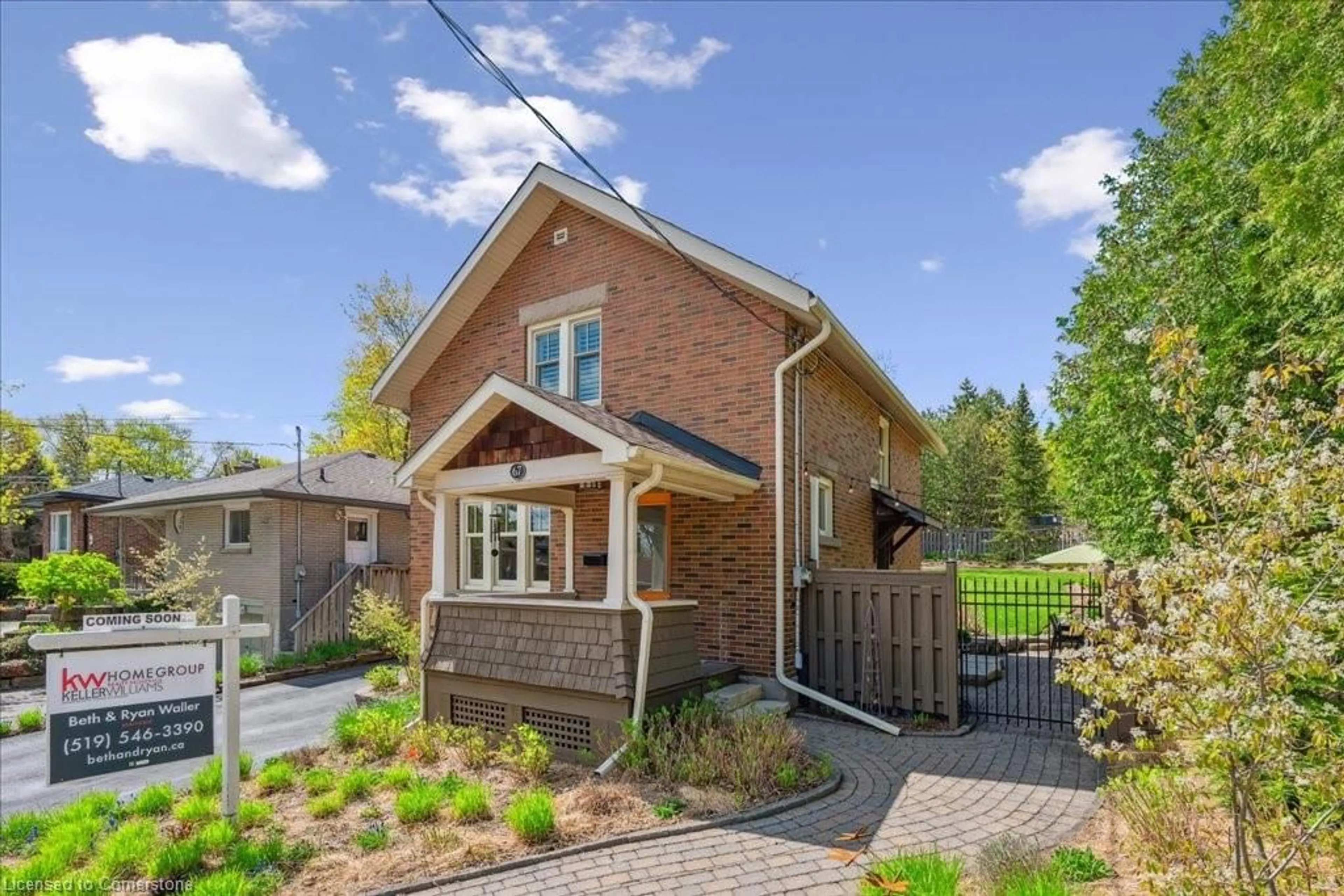 Home with brick exterior material, street for 67 Allan Ave, Guelph Ontario N1H 3G3