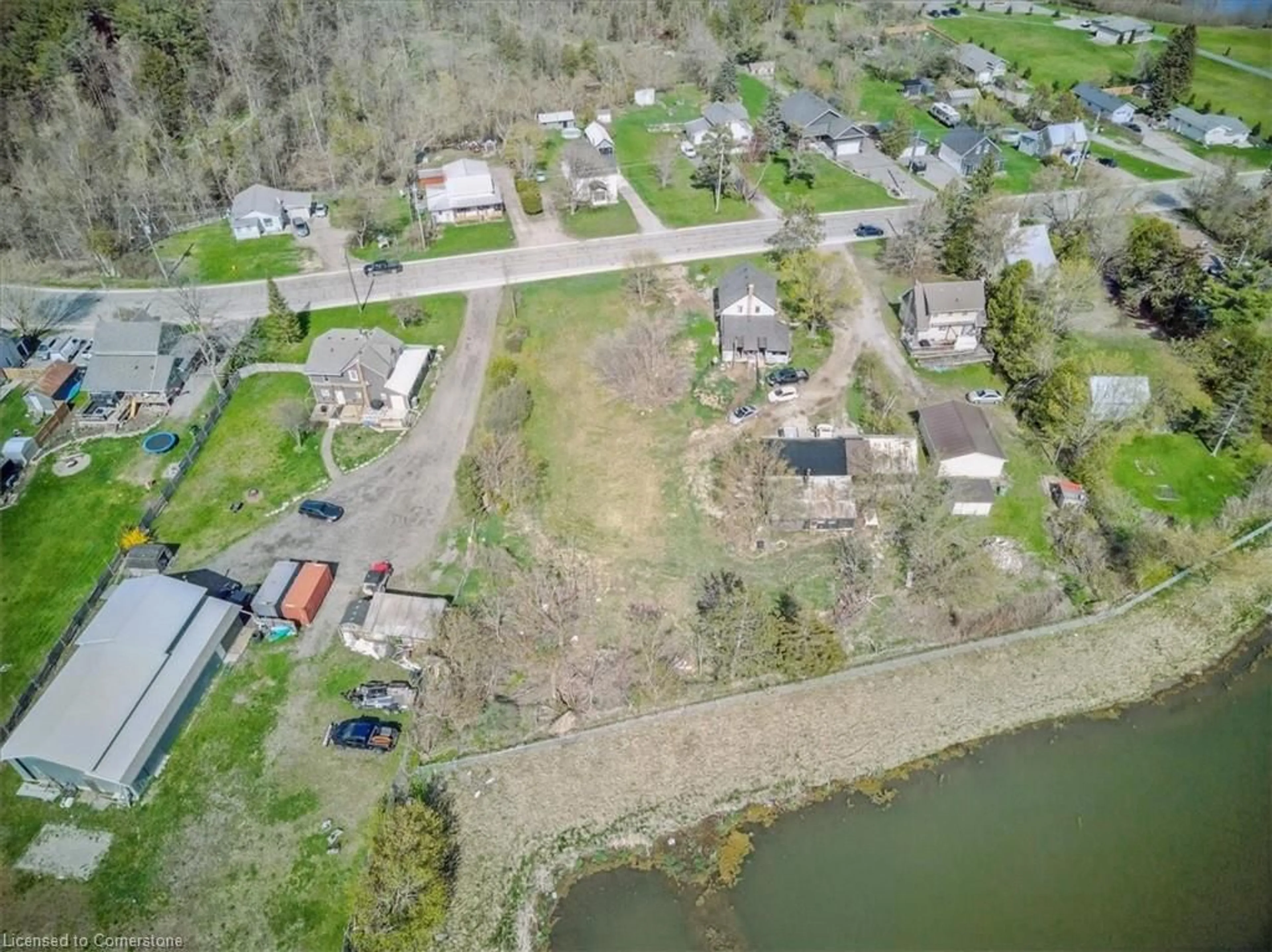 A pic from outside/outdoor area/front of a property/back of a property/a pic from drone, water/lake/river/ocean view for 130 County Rd 40 Rd, Asphodel-Norwood Twp Ontario K0L 2V0