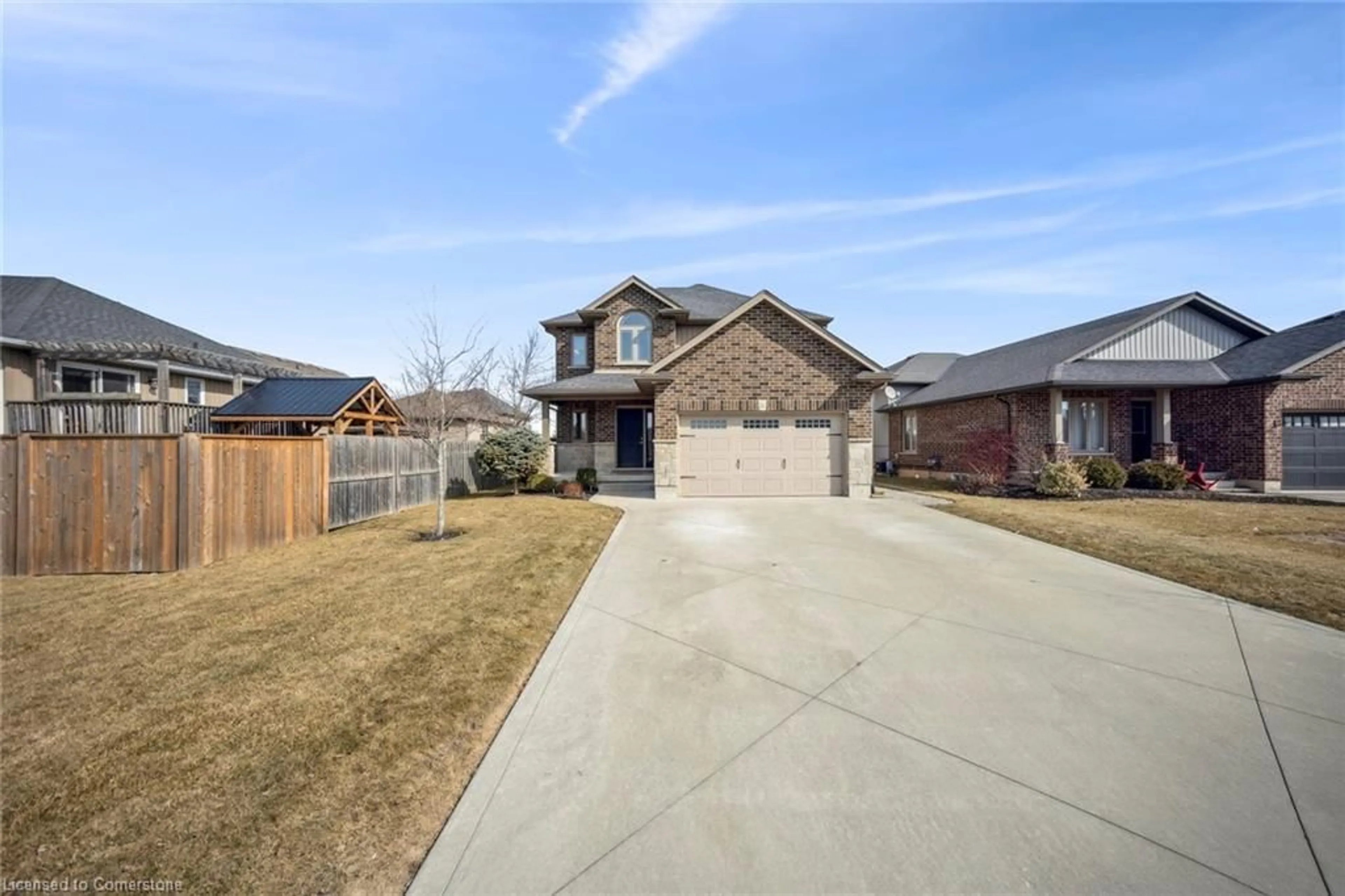 Home with brick exterior material, street for 2 Lafayette St, Jarvis Ontario N0A 1J0