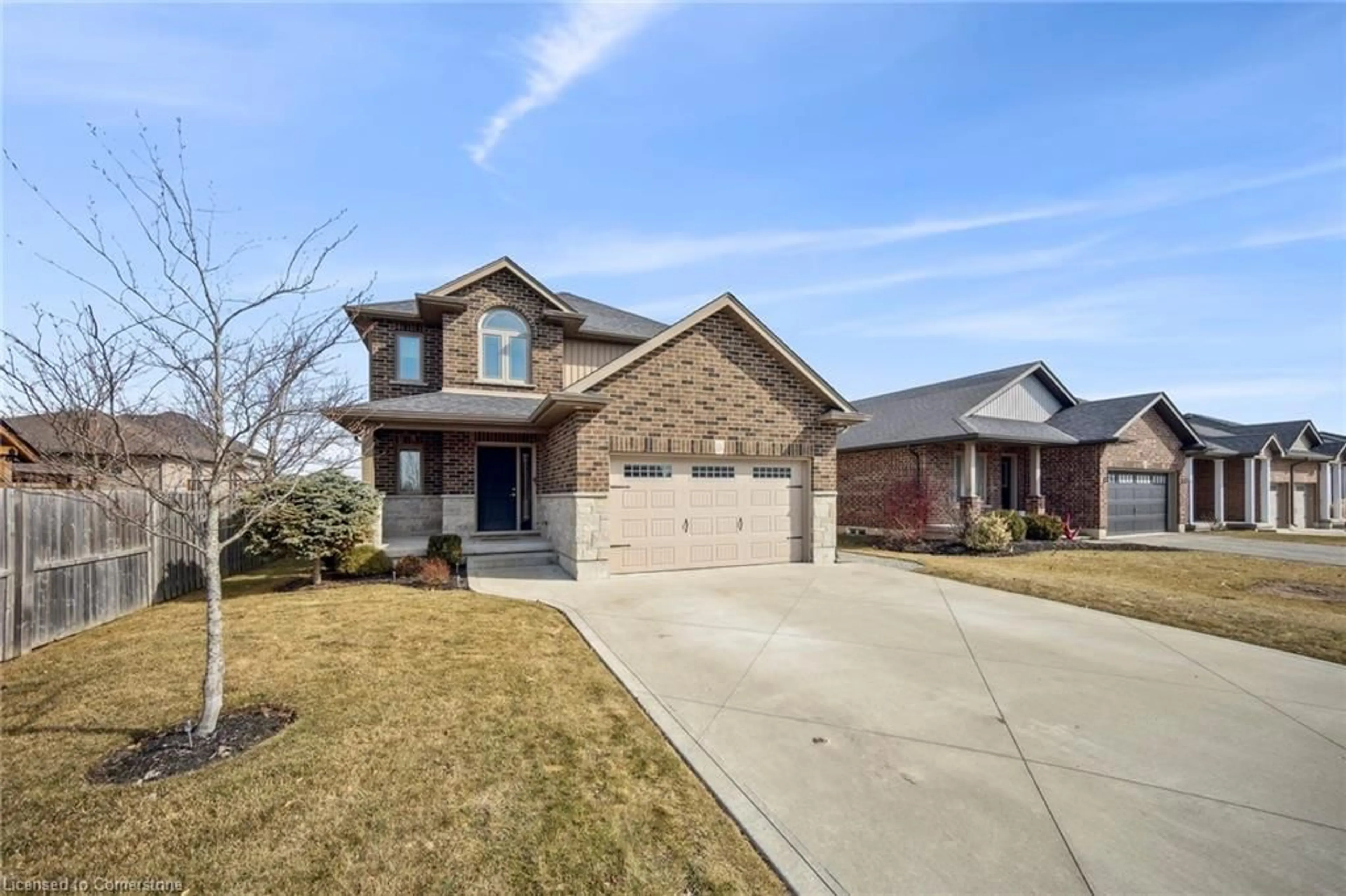 Home with brick exterior material, street for 2 Lafayette St, Jarvis Ontario N0A 1J0