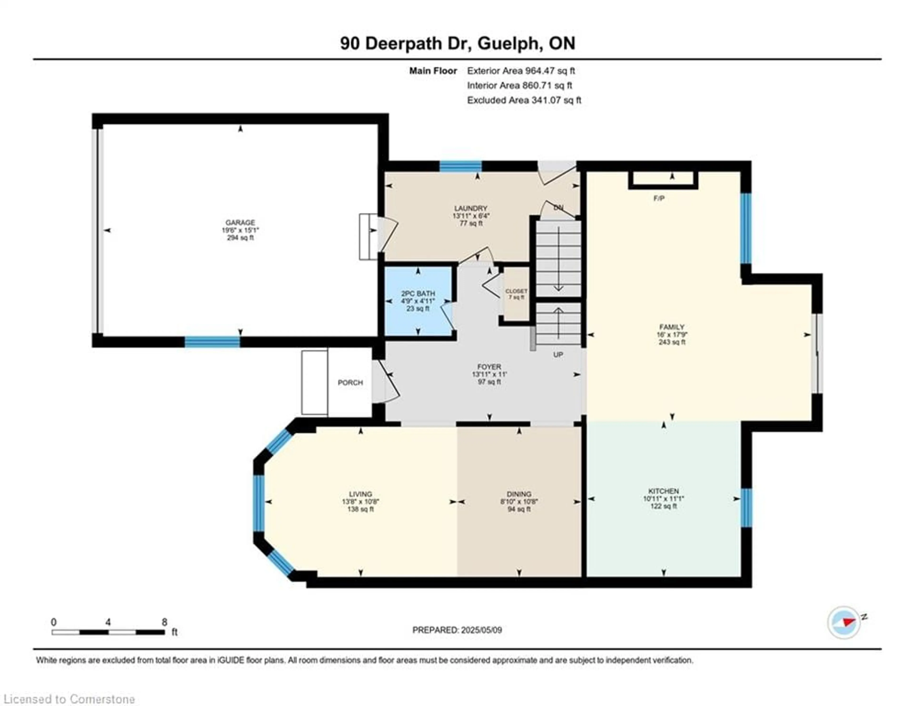 Floor plan for 90 Deerpath Dr, Guelph Ontario N1K 1V3