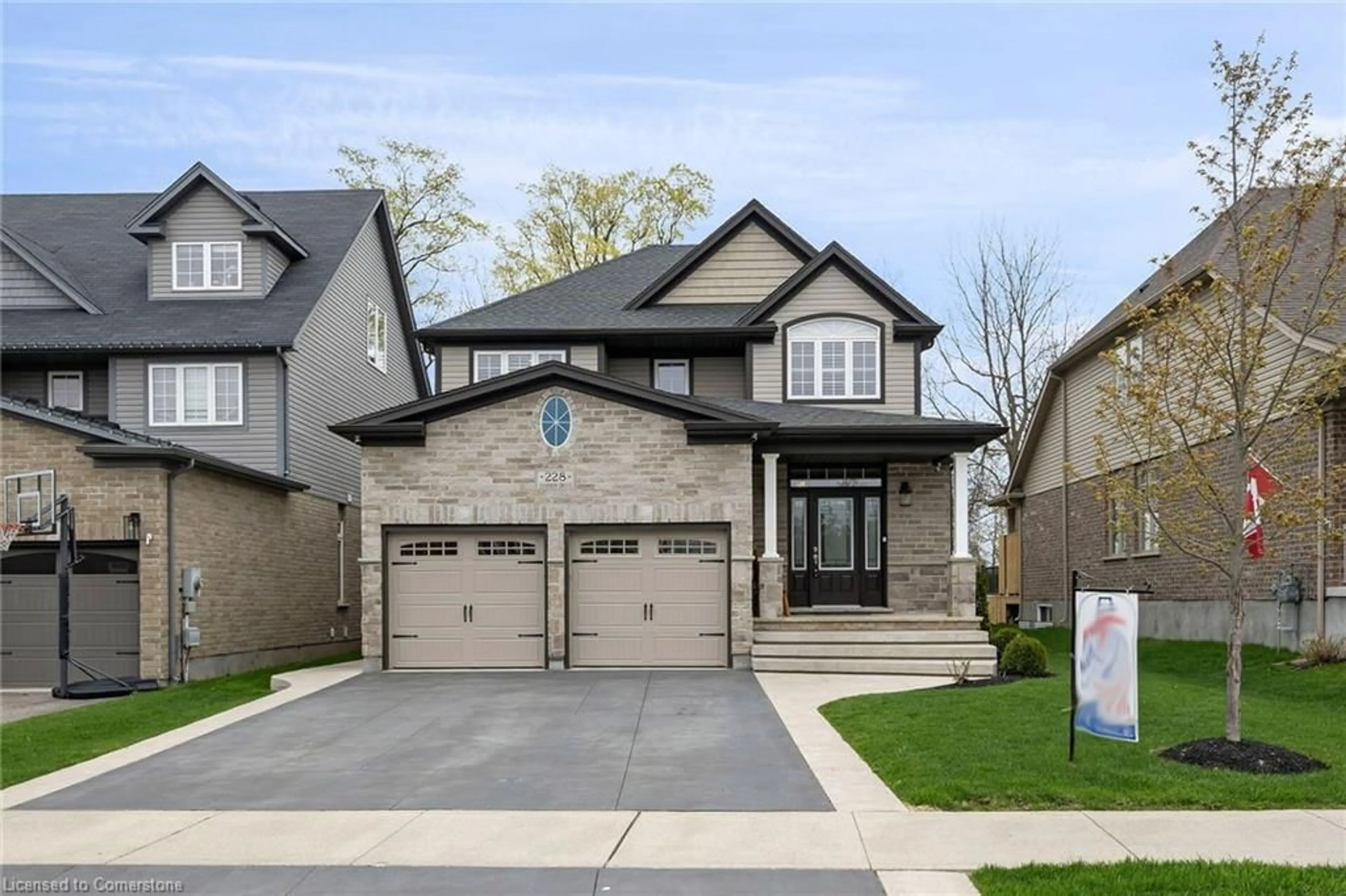 Home with brick exterior material, street for 228 Sammon Dr, Rockwood Ontario N0B 2K0