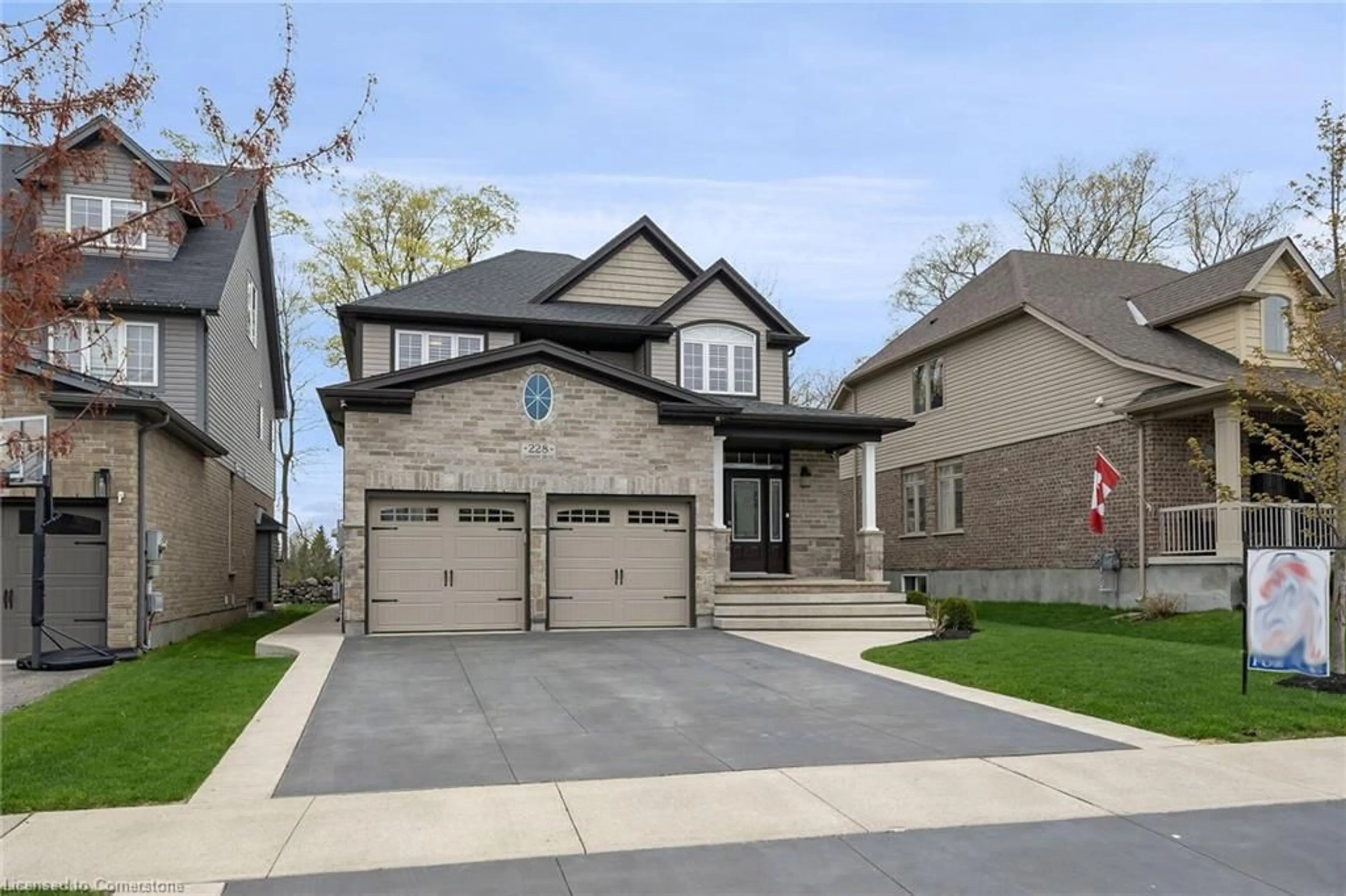 Home with brick exterior material, street for 228 Sammon Dr, Rockwood Ontario N0B 2K0