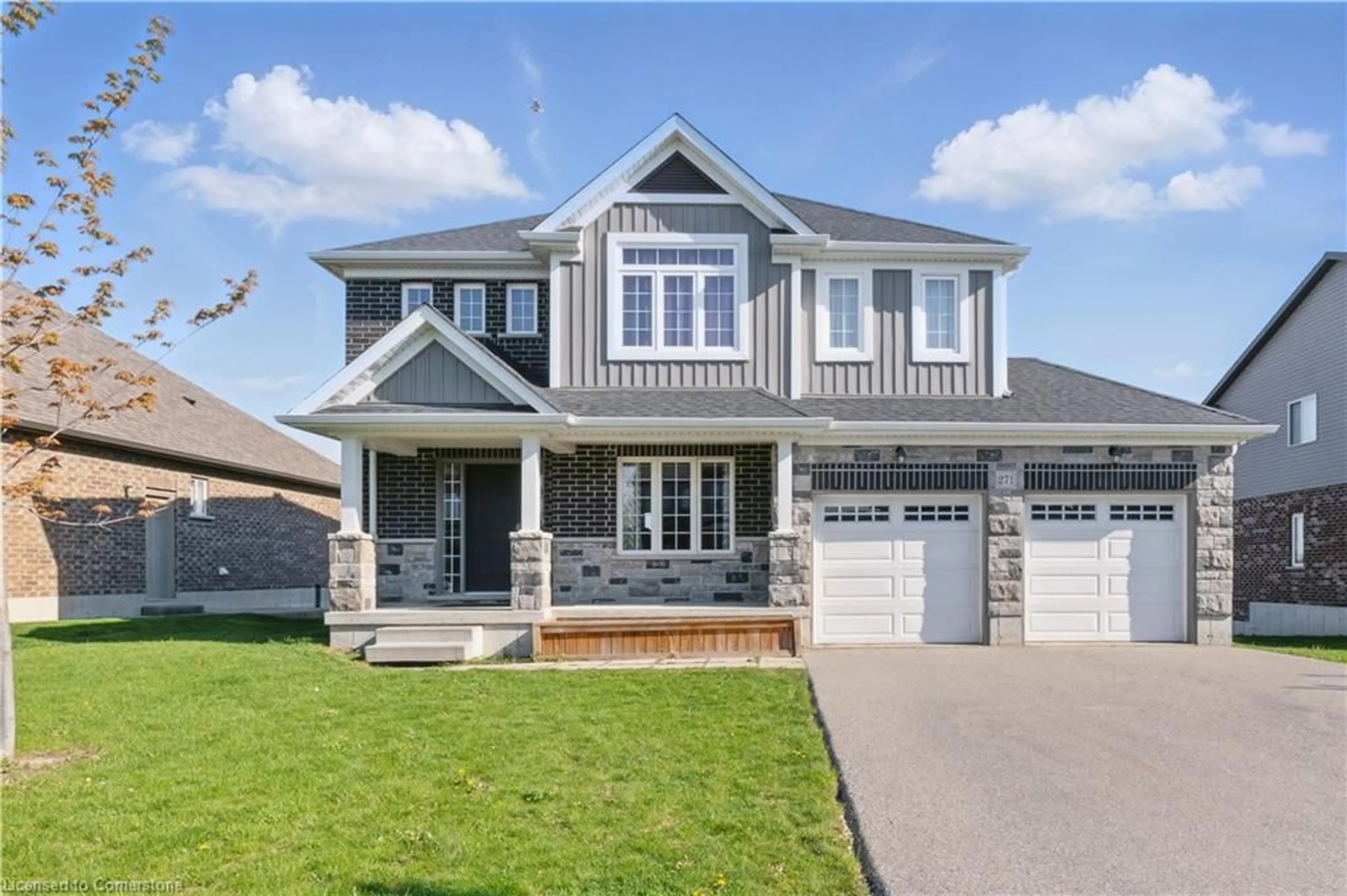 Home with vinyl exterior material, street for 271 Poldon Drive Dr, Norwich Ontario N0J 1P0