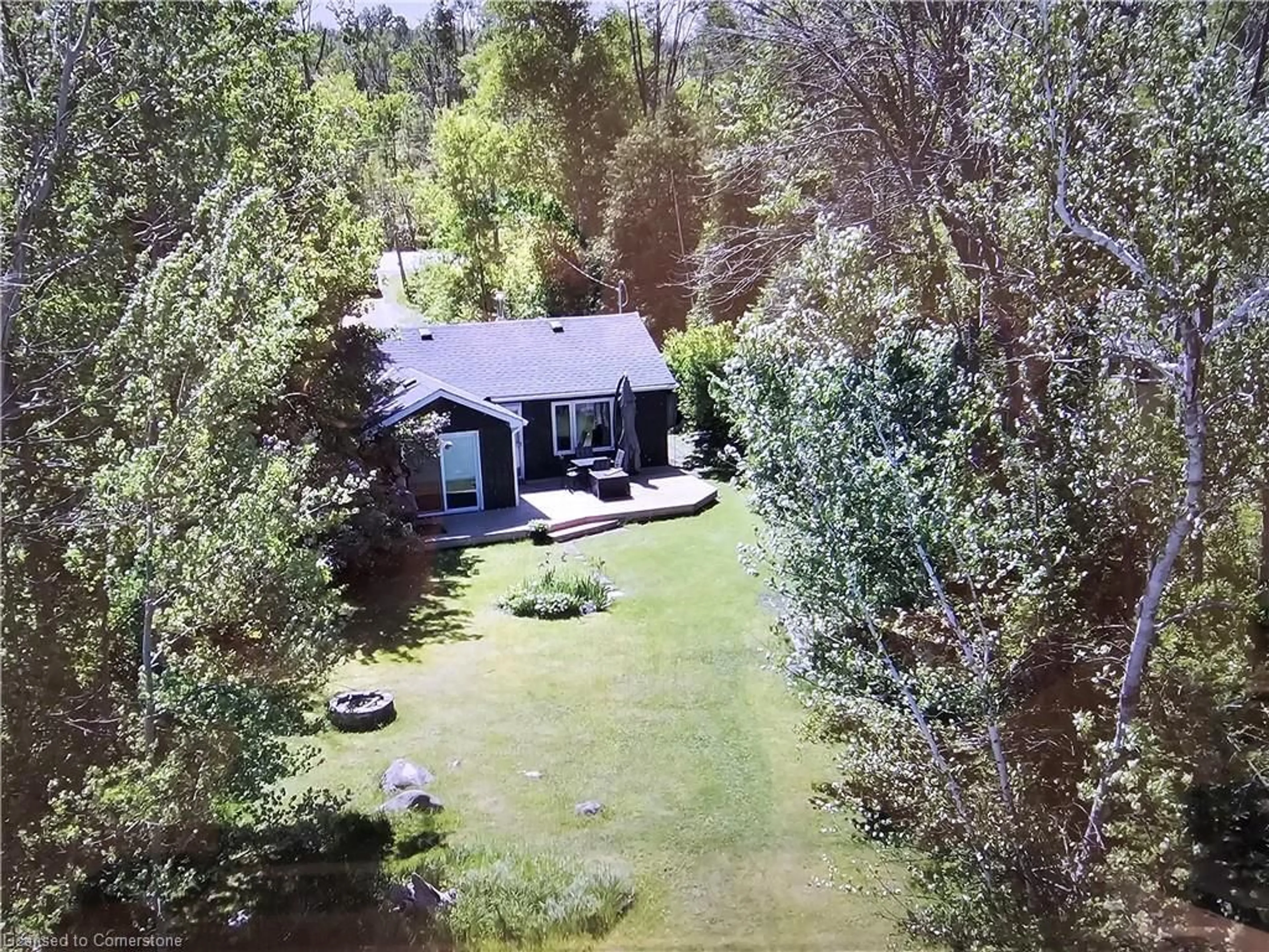 A pic from outside/outdoor area/front of a property/back of a property/a pic from drone, forest/trees view for 467 Bruce Road 13, Saugeen Indian Reserve #29 Ontario N0H 2L0