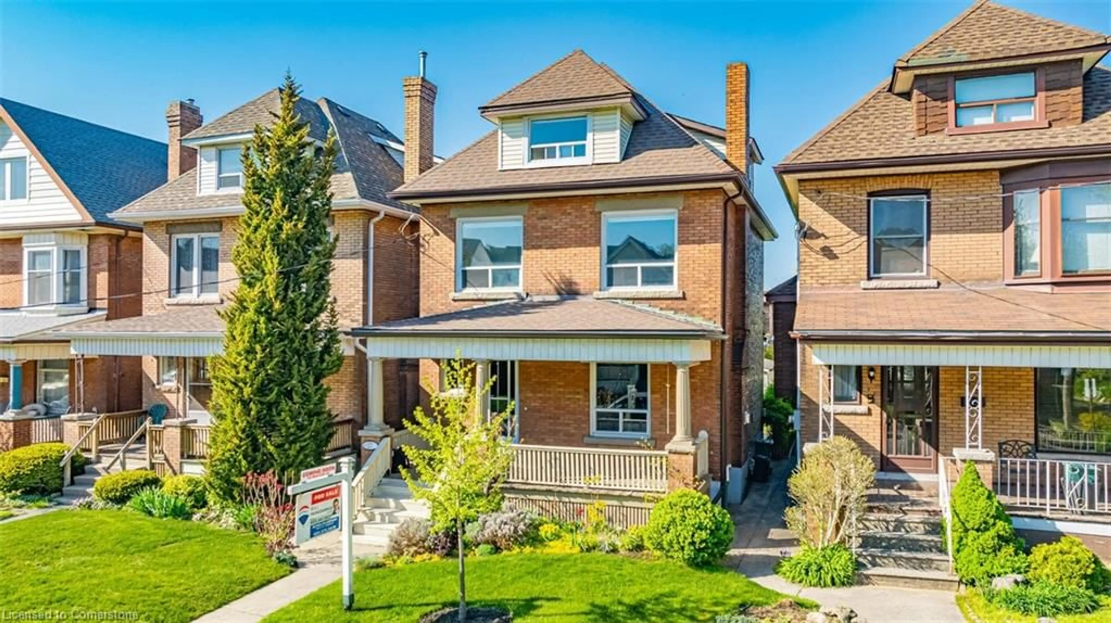 Home with brick exterior material, street for 27 Elm St, Hamilton Ontario L8M 1Y2