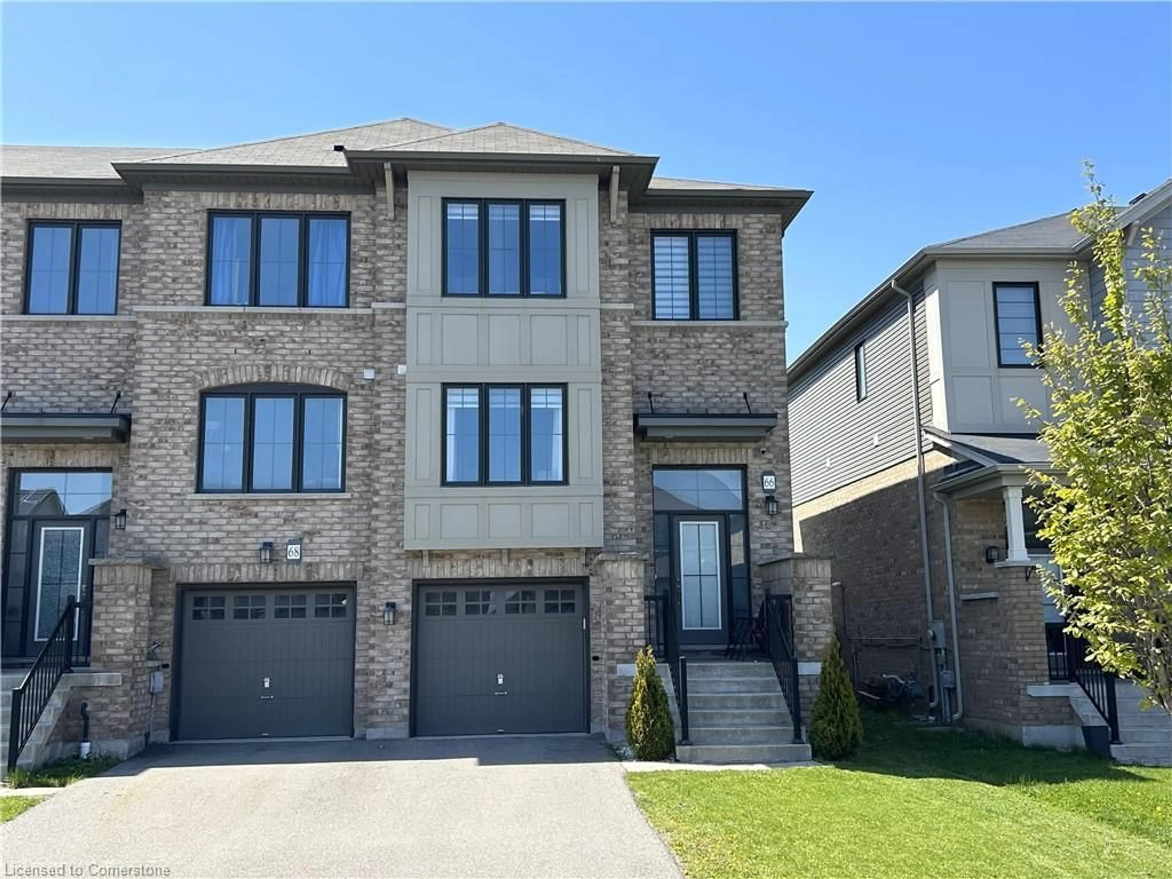 Home with brick exterior material, street for 66 Crafter Cres, Stoney Creek Ontario L8J 0H7
