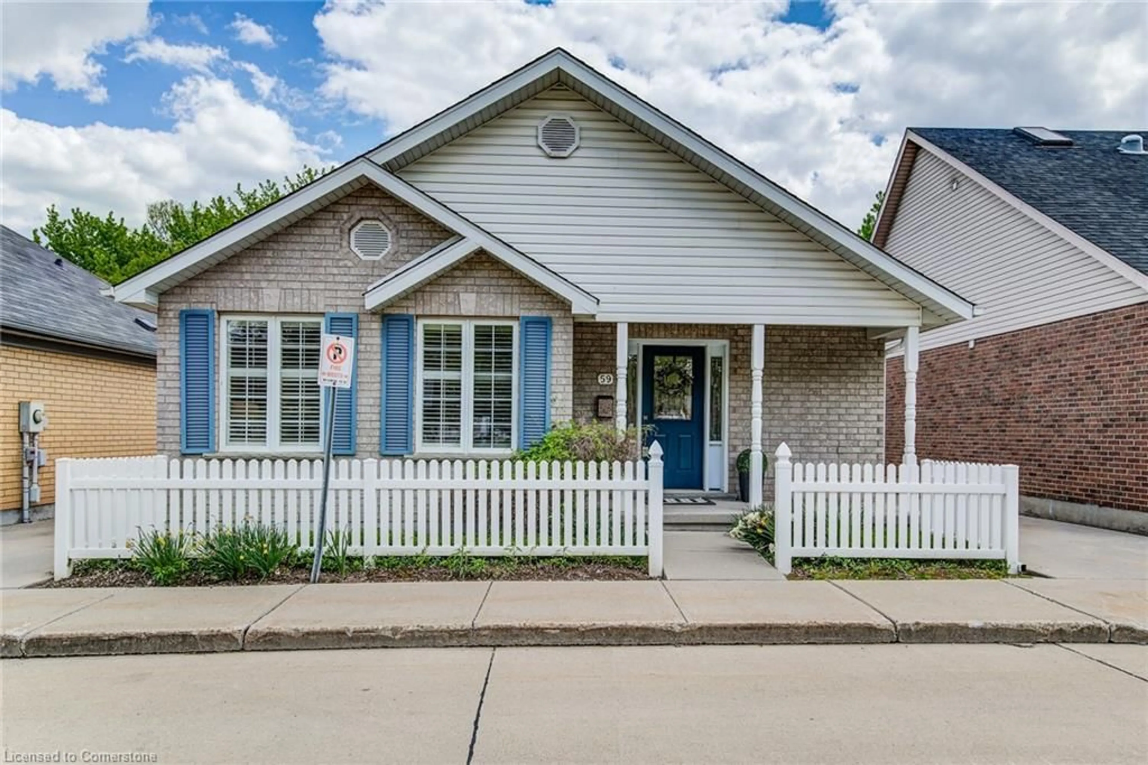 Home with vinyl exterior material, street for 461 Columbia St #59, Waterloo Ontario N2T 2P5
