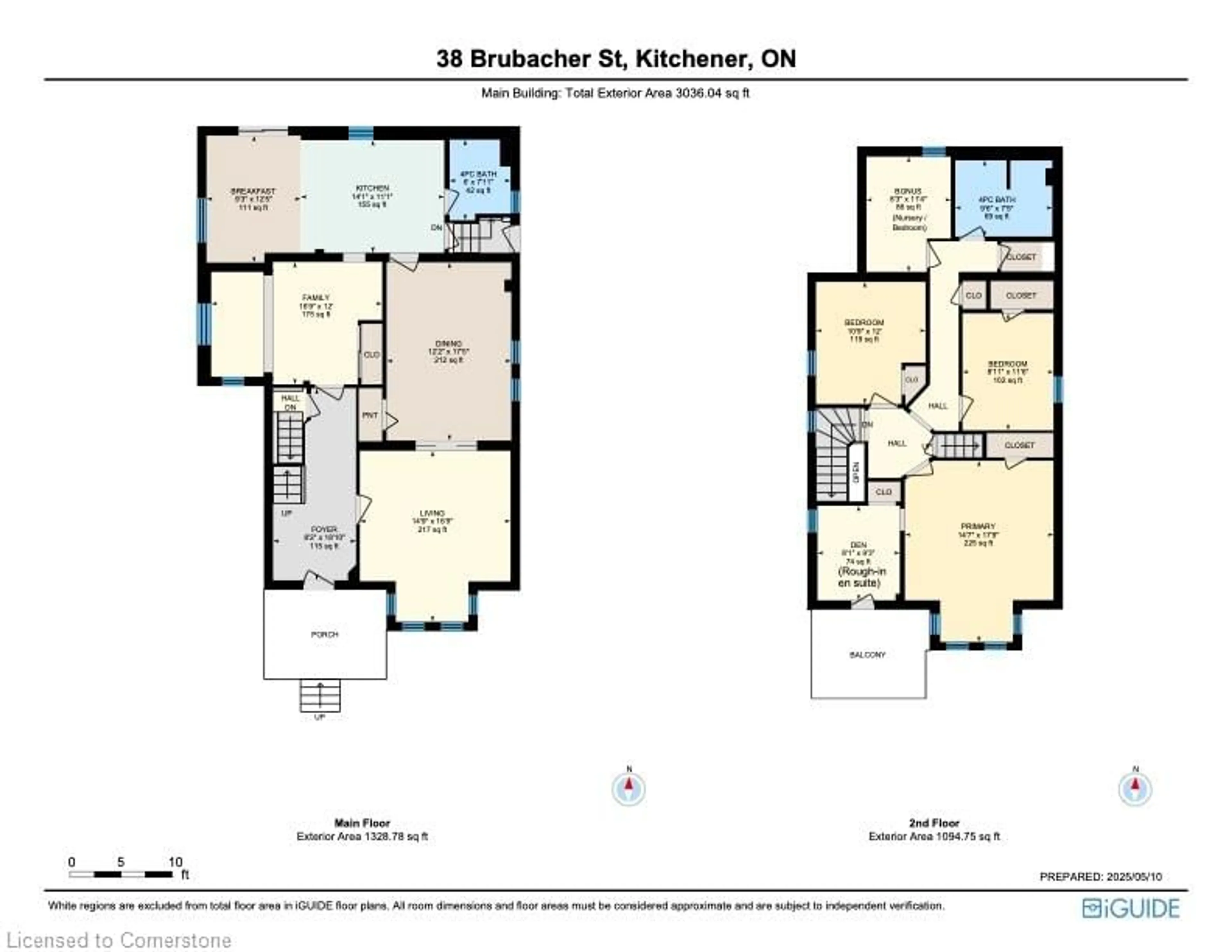 Floor plan for 38 Brubacher St, Kitchener Ontario N2H 2V9