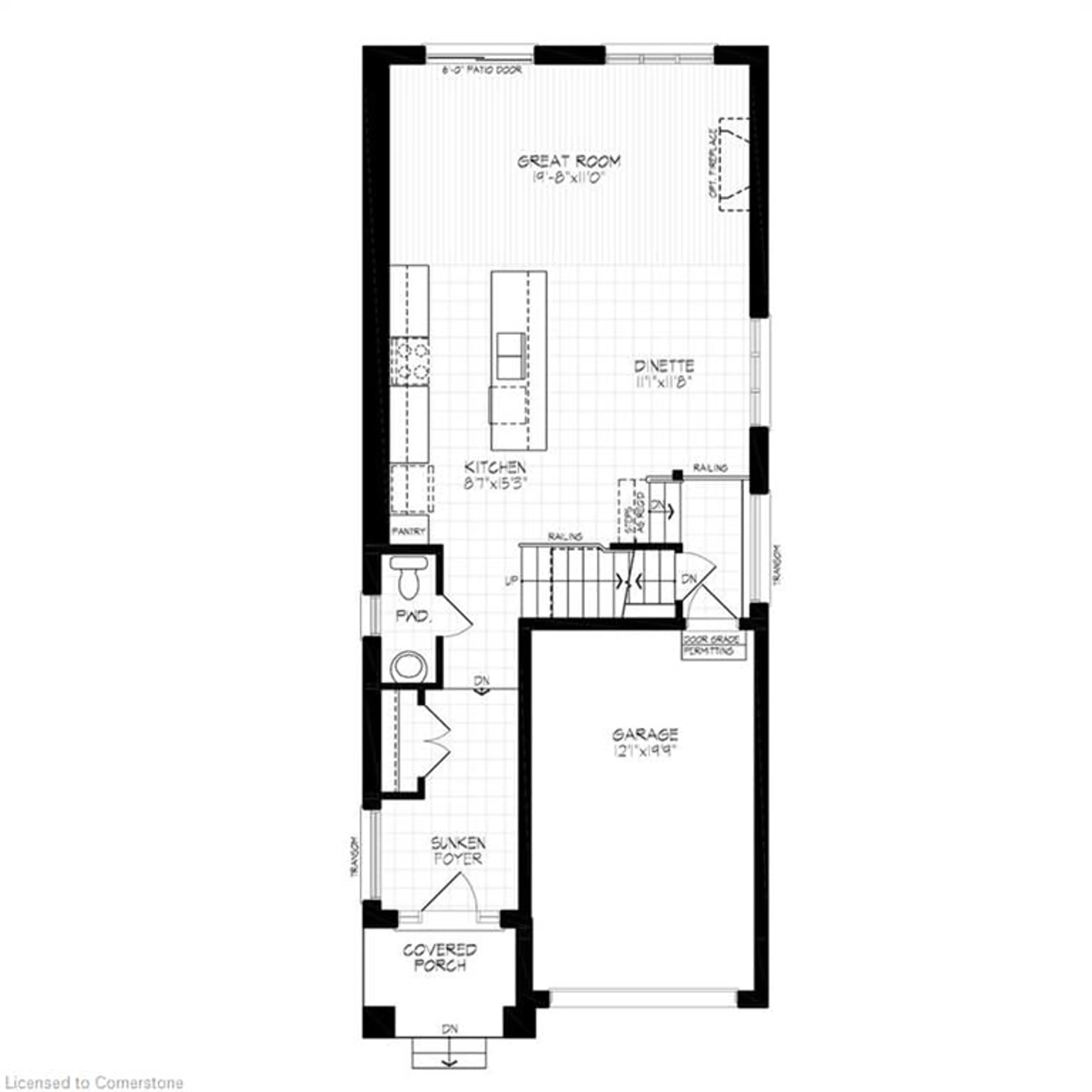Floor plan for 108 Dominique St, Kitchener Ontario N2E 0J9