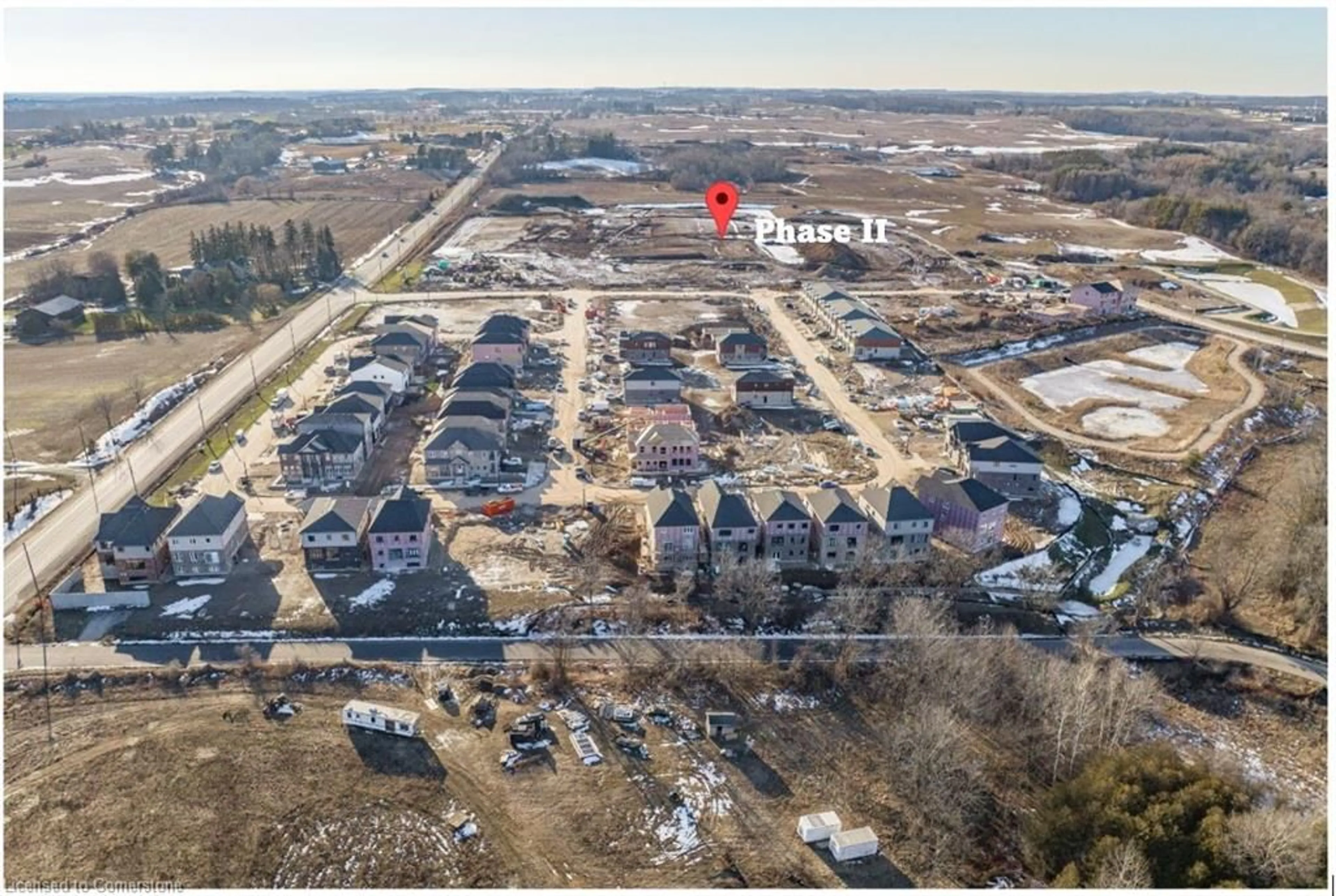 A pic from outside/outdoor area/front of a property/back of a property/a pic from drone, street for 125 Jacob Detweiller Dr #Lot 0091, Kitchener Ontario N2P 0K7