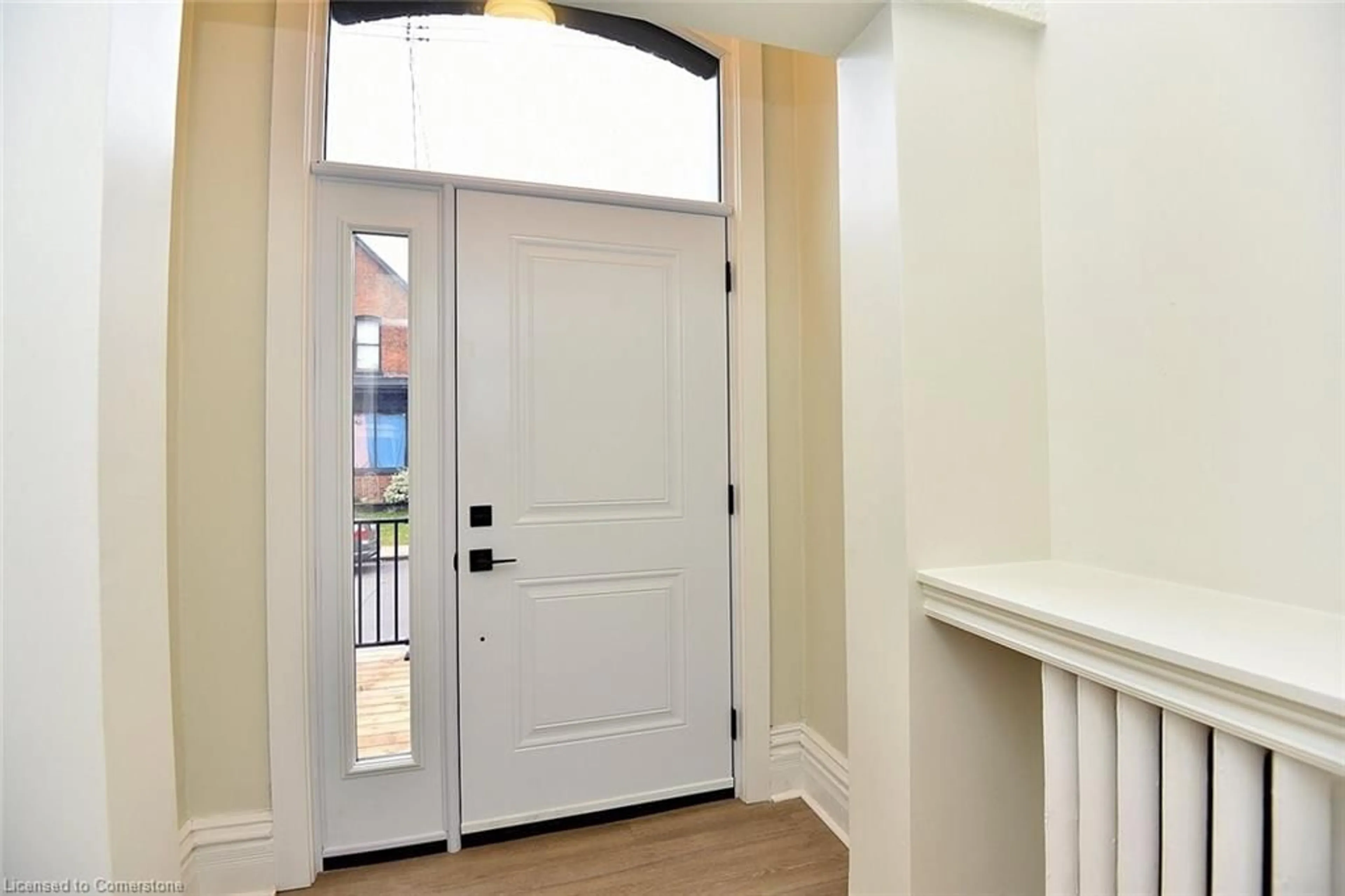 Indoor entryway for 66 Erie Ave, Hamilton Ontario L8N 2W6