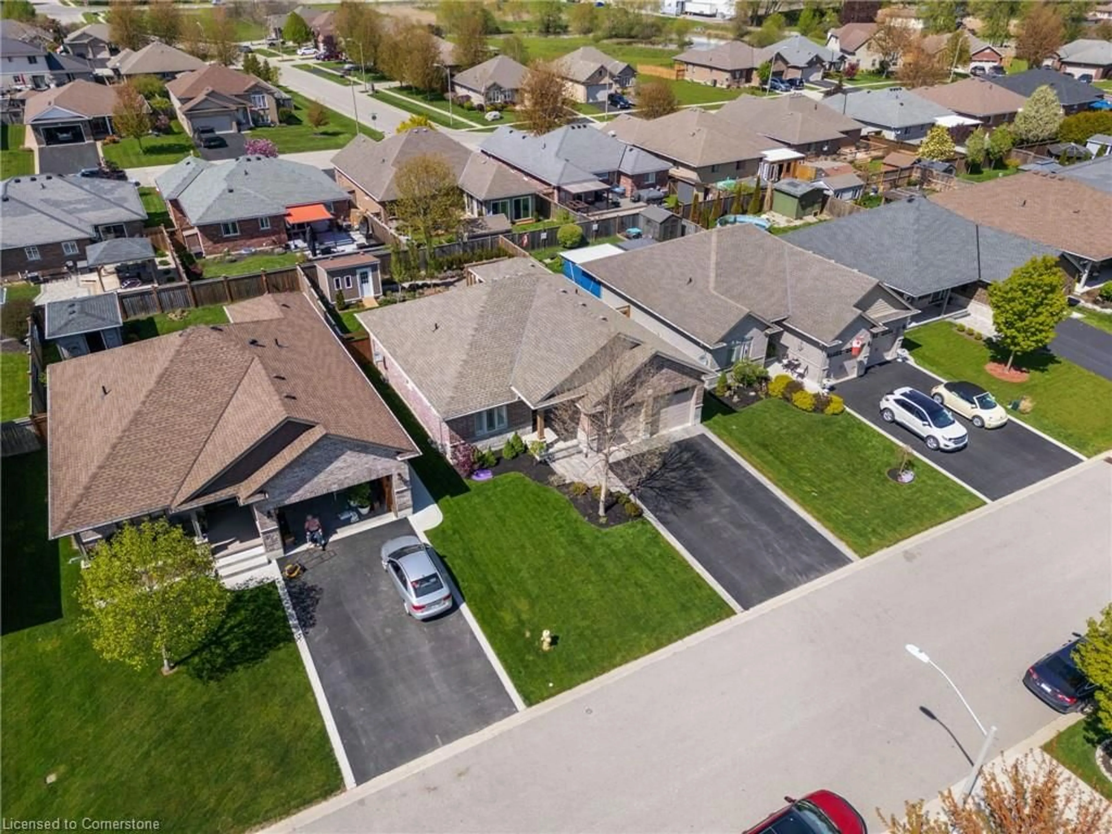 A pic from outside/outdoor area/front of a property/back of a property/a pic from drone, street for 30 Galinee Trail, Port Dover Ontario N0A 1N9