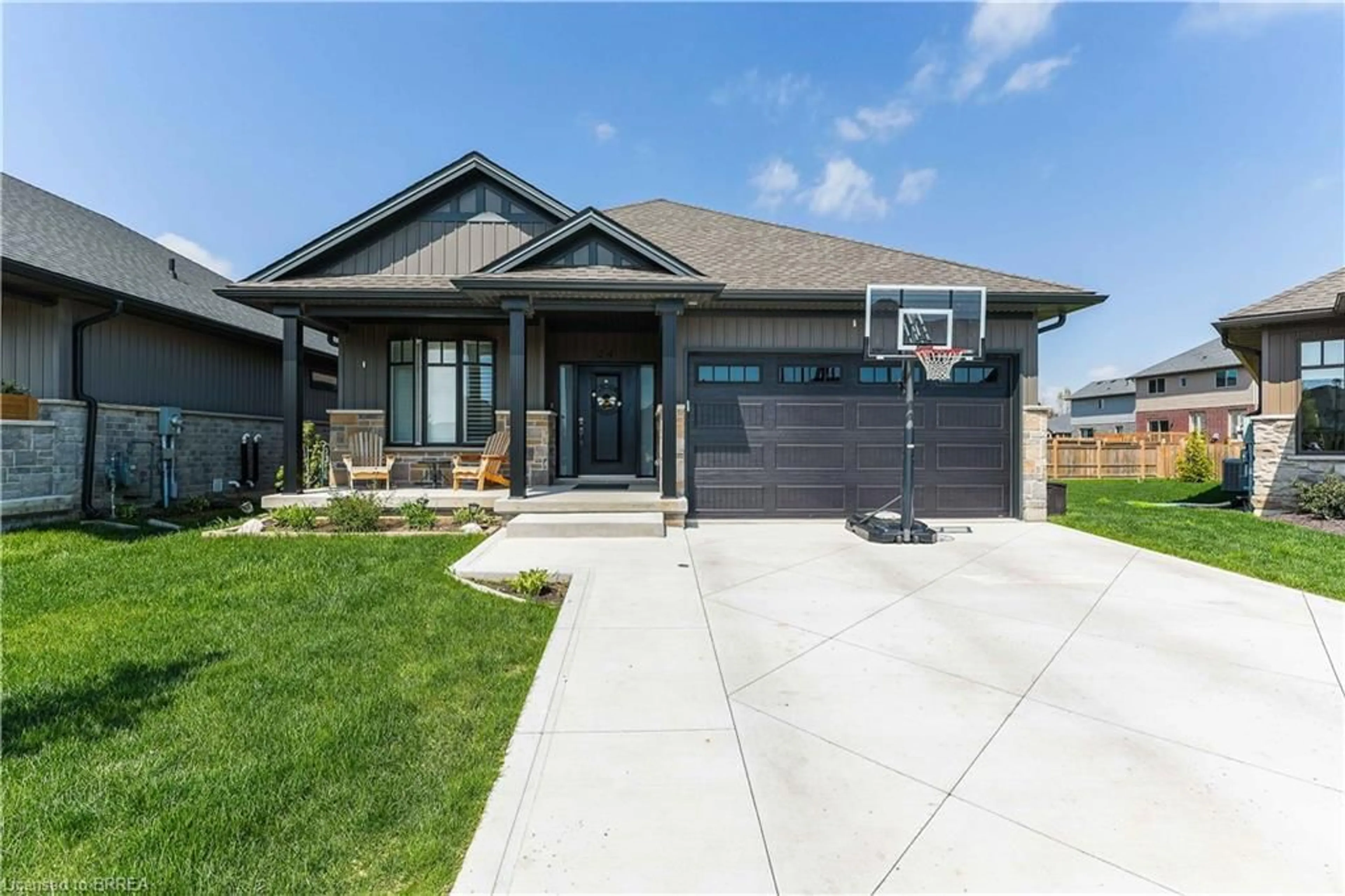 Home with brick exterior material, street for 24 Craddock Blvd #24, Jarvis Ontario N0A 1J0
