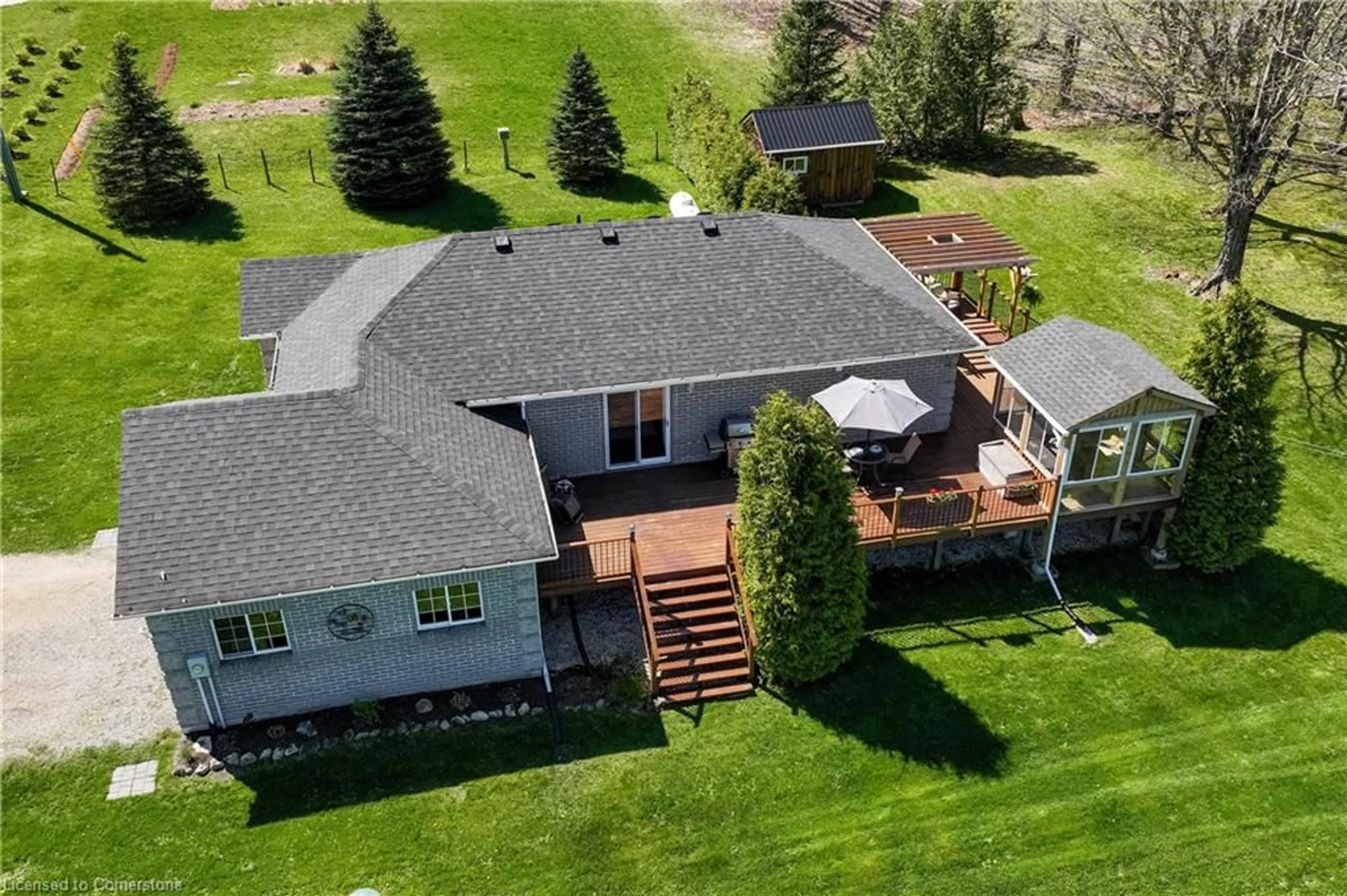 A pic from outside/outdoor area/front of a property/back of a property/a pic from drone, mountain view for 634120 Artemesia-Glenelg Tline, West Grey Ontario N0C 1H0