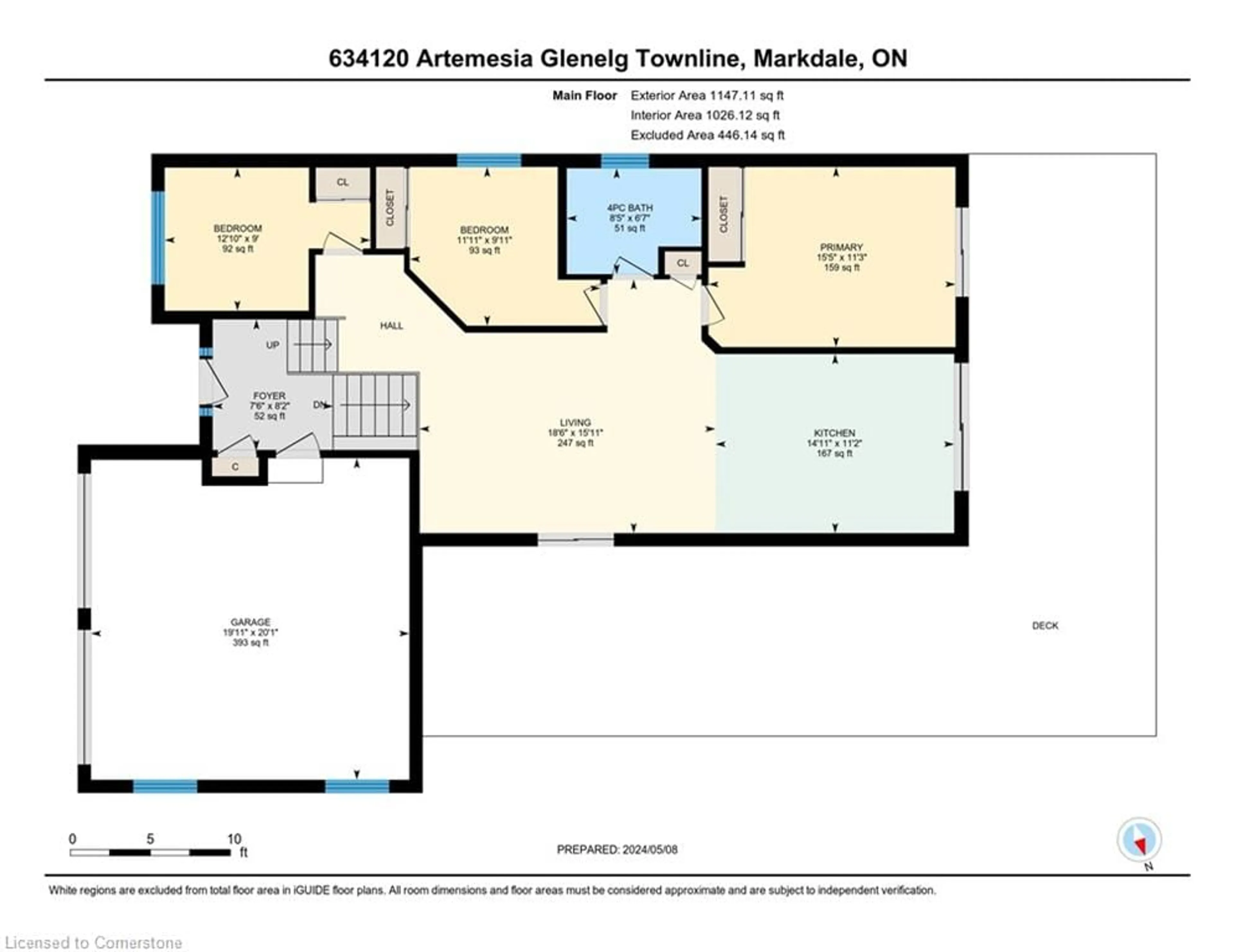 Floor plan for 634120 Artemesia-Glenelg Tline, West Grey Ontario N0C 1H0