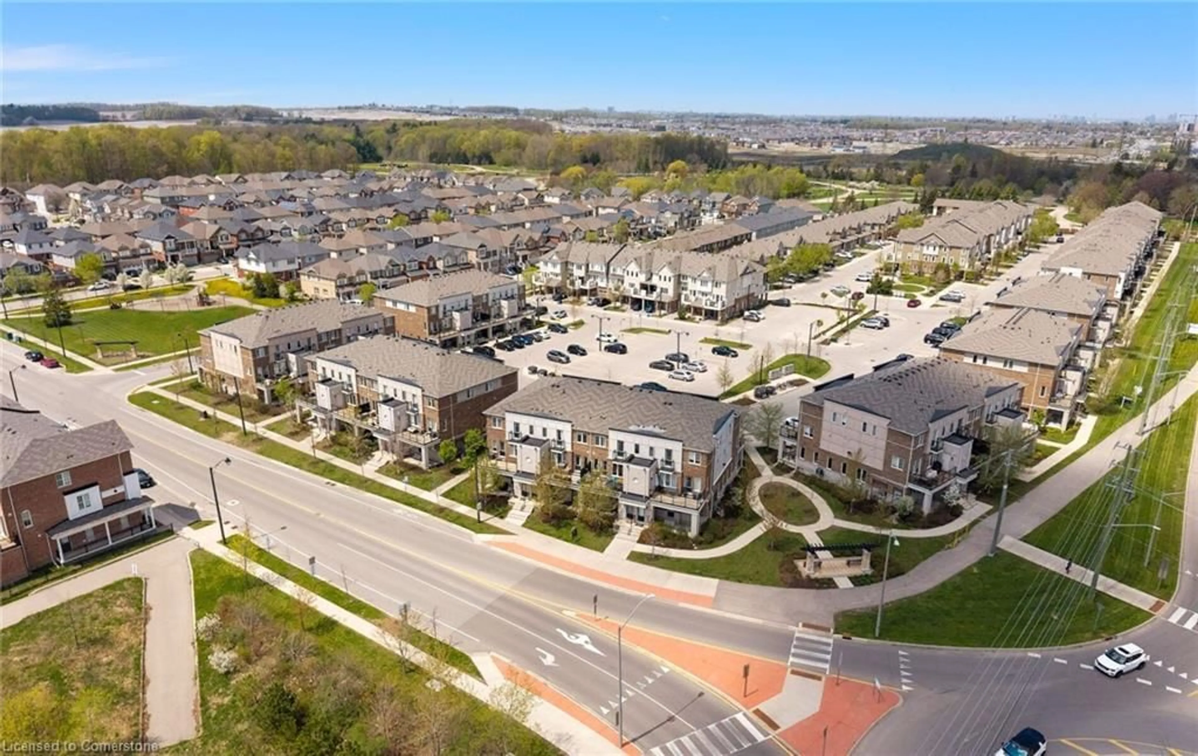 A pic from outside/outdoor area/front of a property/back of a property/a pic from drone, street for 82 Daylily Lane, Kitchener Ontario N2R 0L7