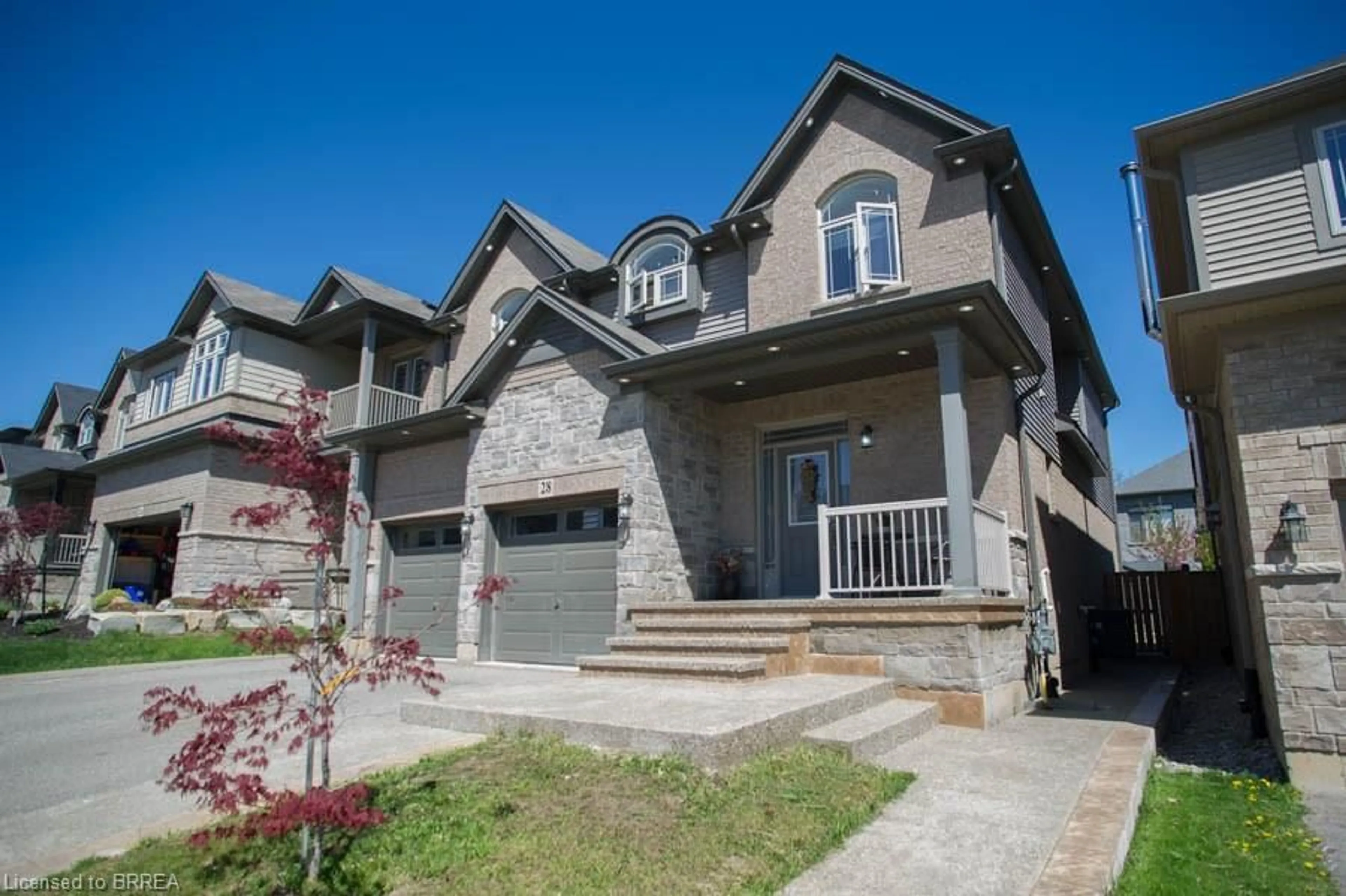 Home with brick exterior material, street for 28 Vic Chambers Pl, Paris Ontario N3L 0E6